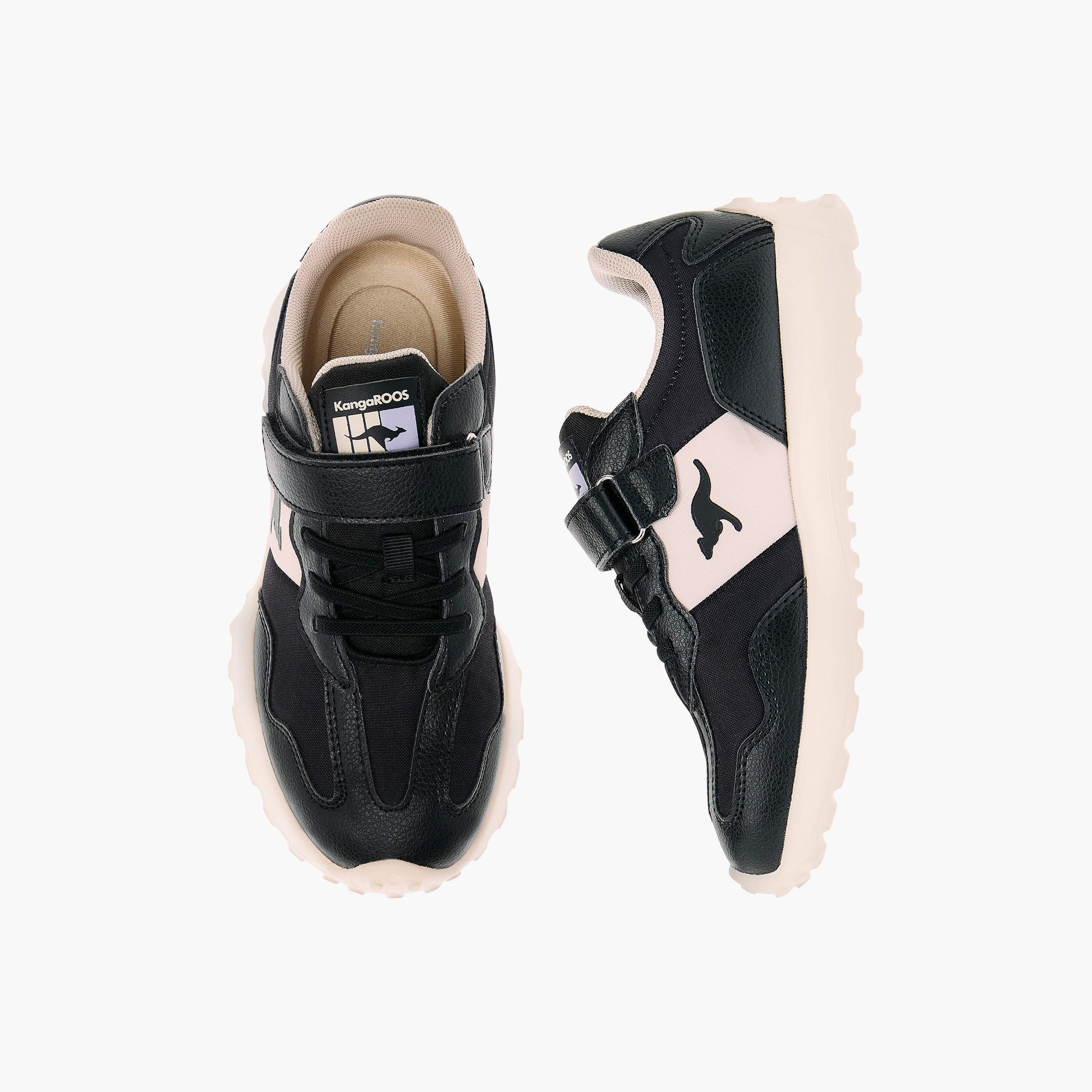 حذاء رياضي بألواح وشريط إغلاق للفتيات من كانجاروس-girls-shoes-sports-image-6