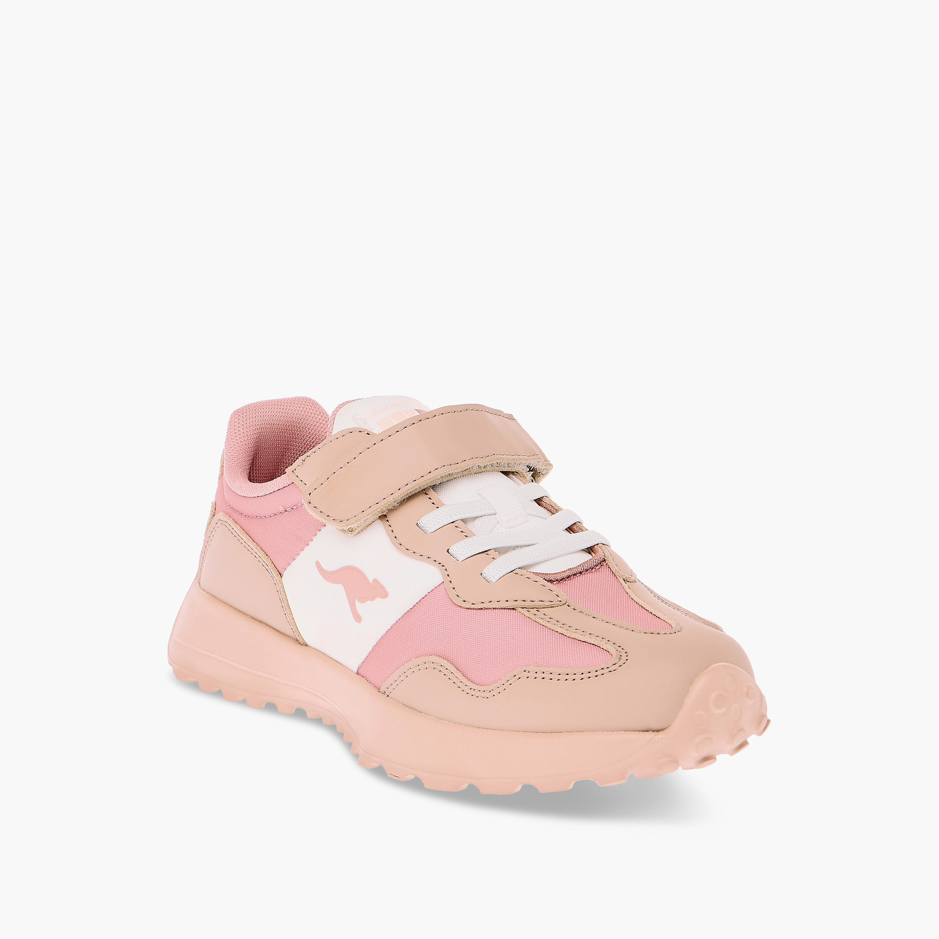 حذاء رياضي بألواح وشريط إغلاق للفتيات من كانجاروس-girls-shoes-sports-image-2