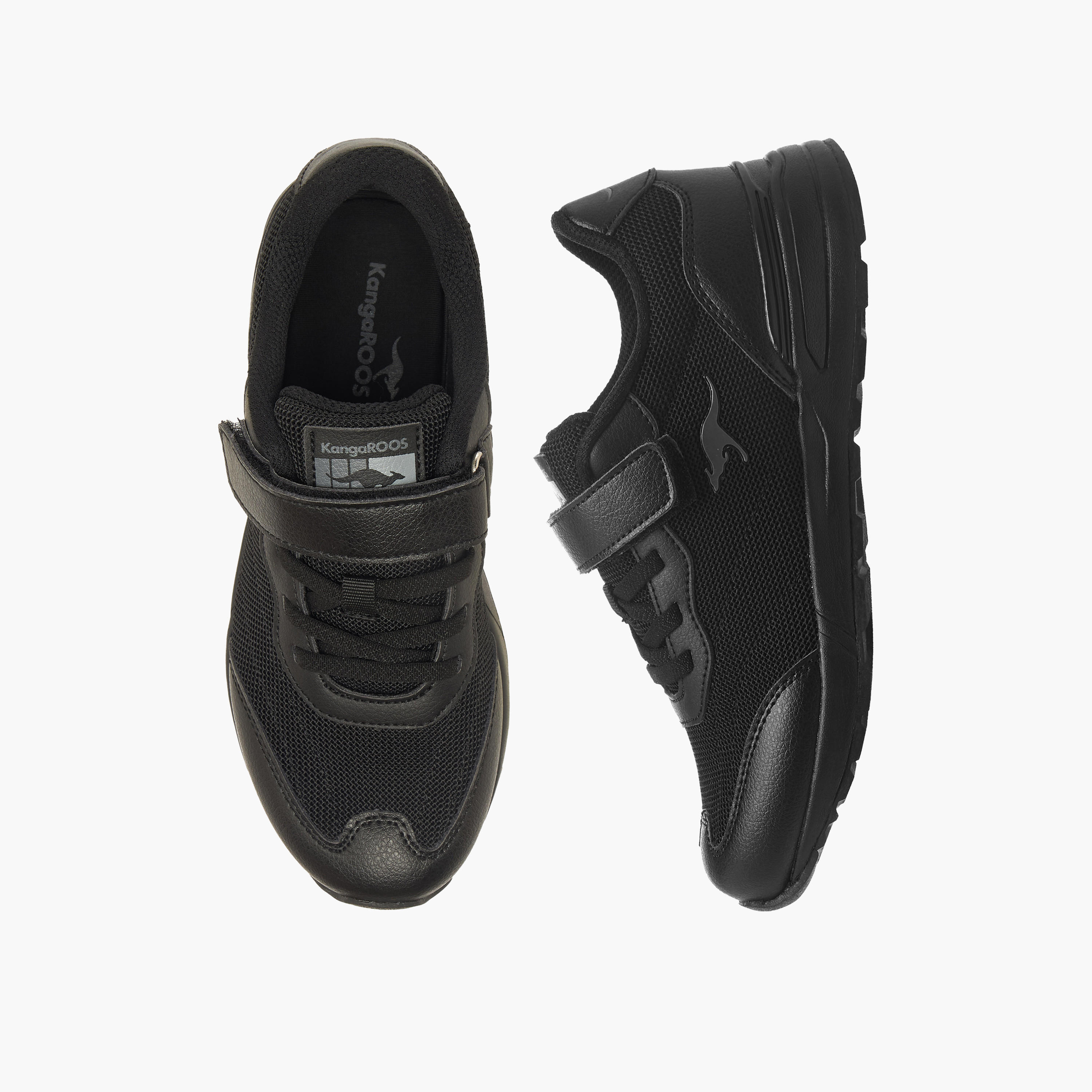 KangaROOS Girls Hook & Loop Sports Shoes-girls-shoes-sports-image-1
