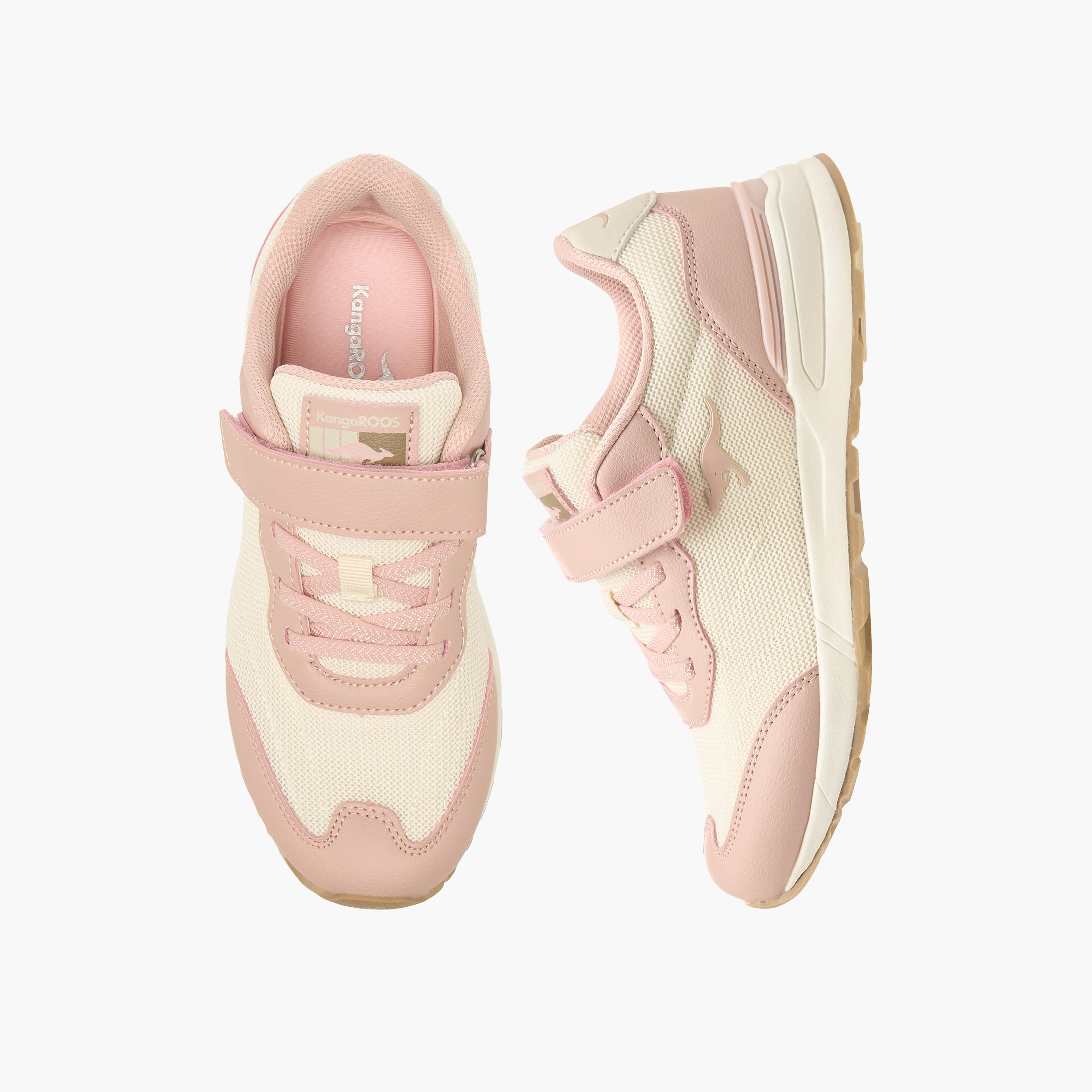 KangaROOS Girls Hook & Loop Sports Shoes-girls-shoes-sports-image-1