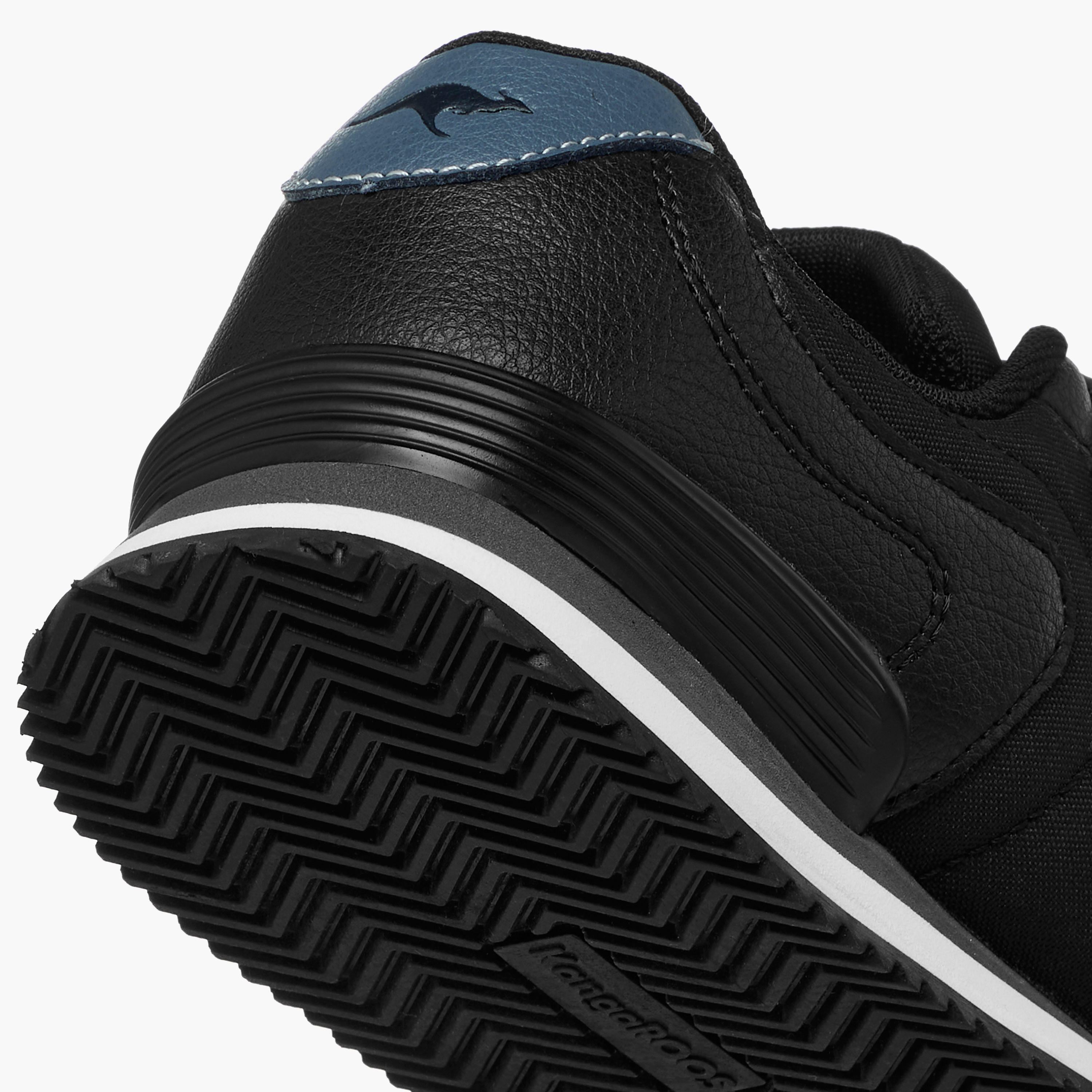 KangaROOS Boys' Panelled Sports Shoes with Hook and Loop Closure-boys-shoes-sneakers-image-5