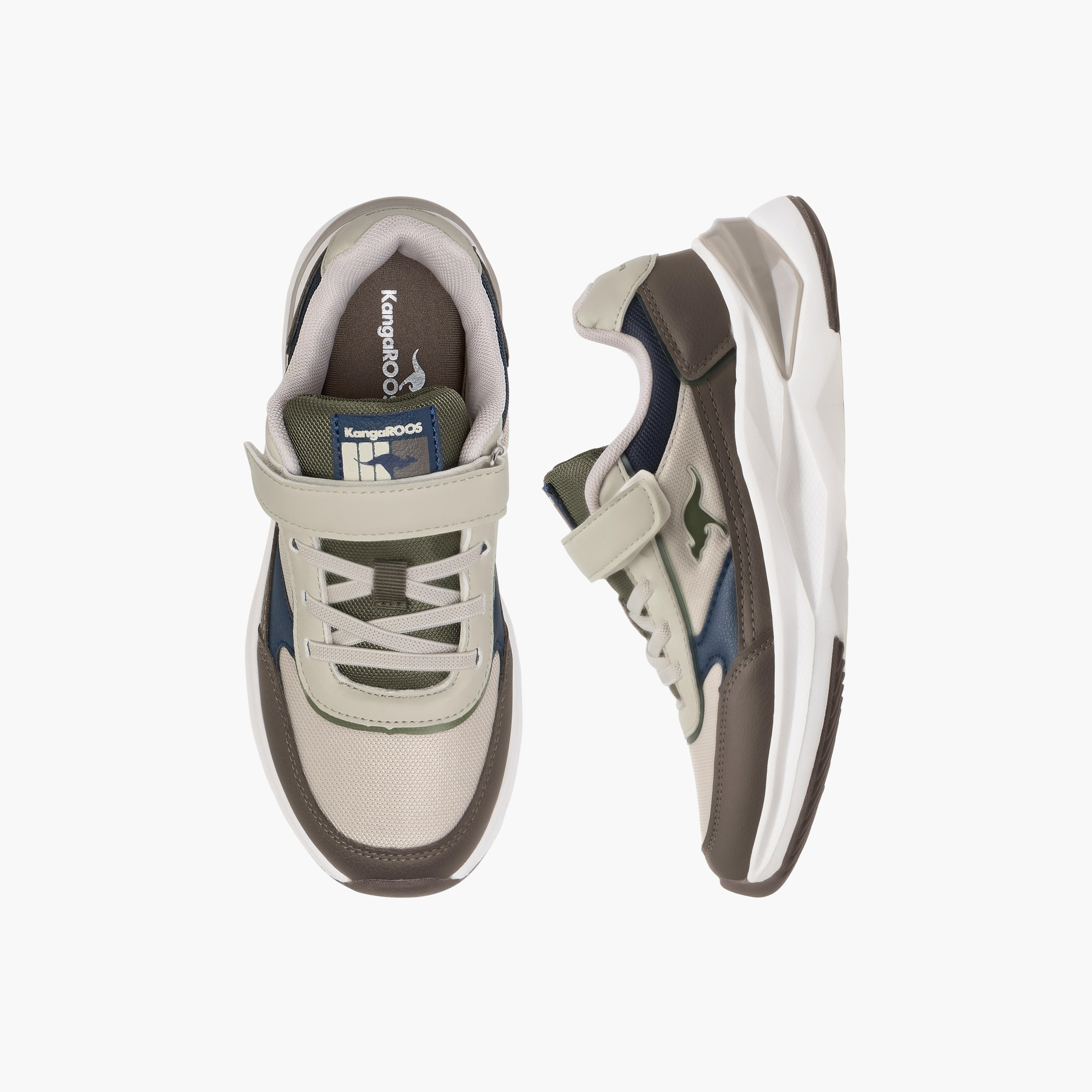 Kangaroos Kids Hook & Loop Durable Walking Shoes-girls-shoes-schoolshoes-image-1