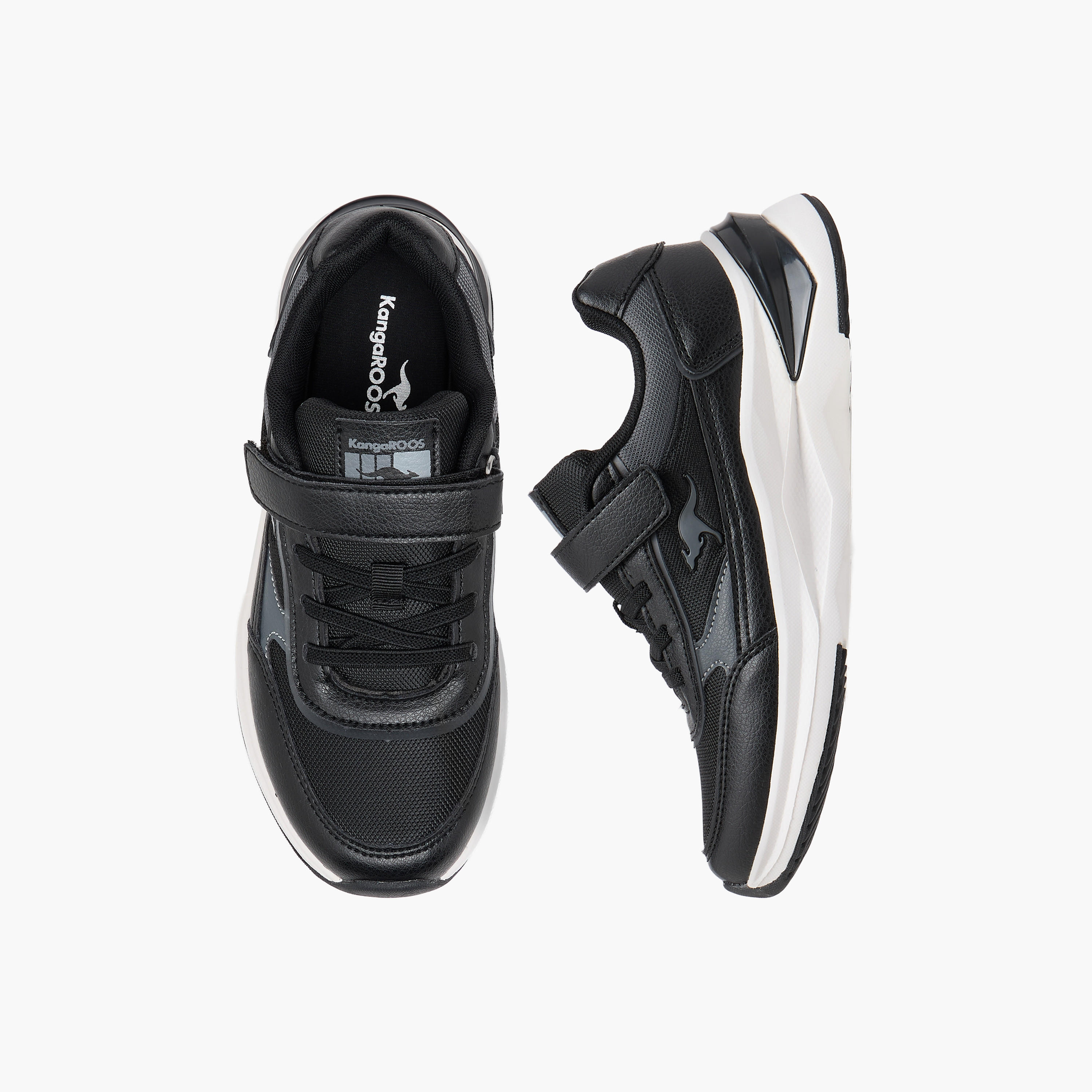 Kangaroos Kids Hook & Loop Durable Walking Shoes-girls-shoes-schoolshoes-image-1