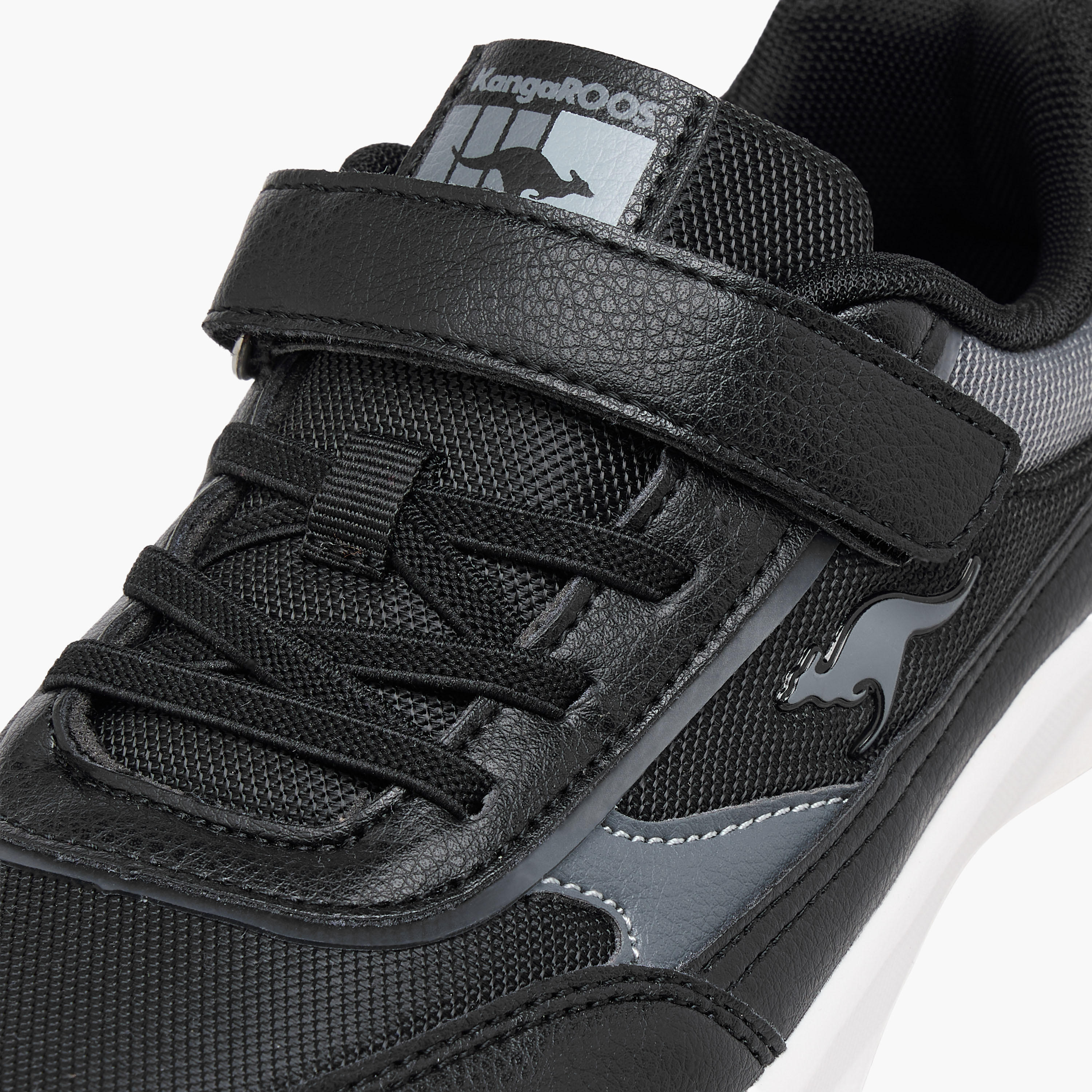 Kangaroos Kids Hook & Loop Durable Walking Shoes-girls-shoes-schoolshoes-image-4