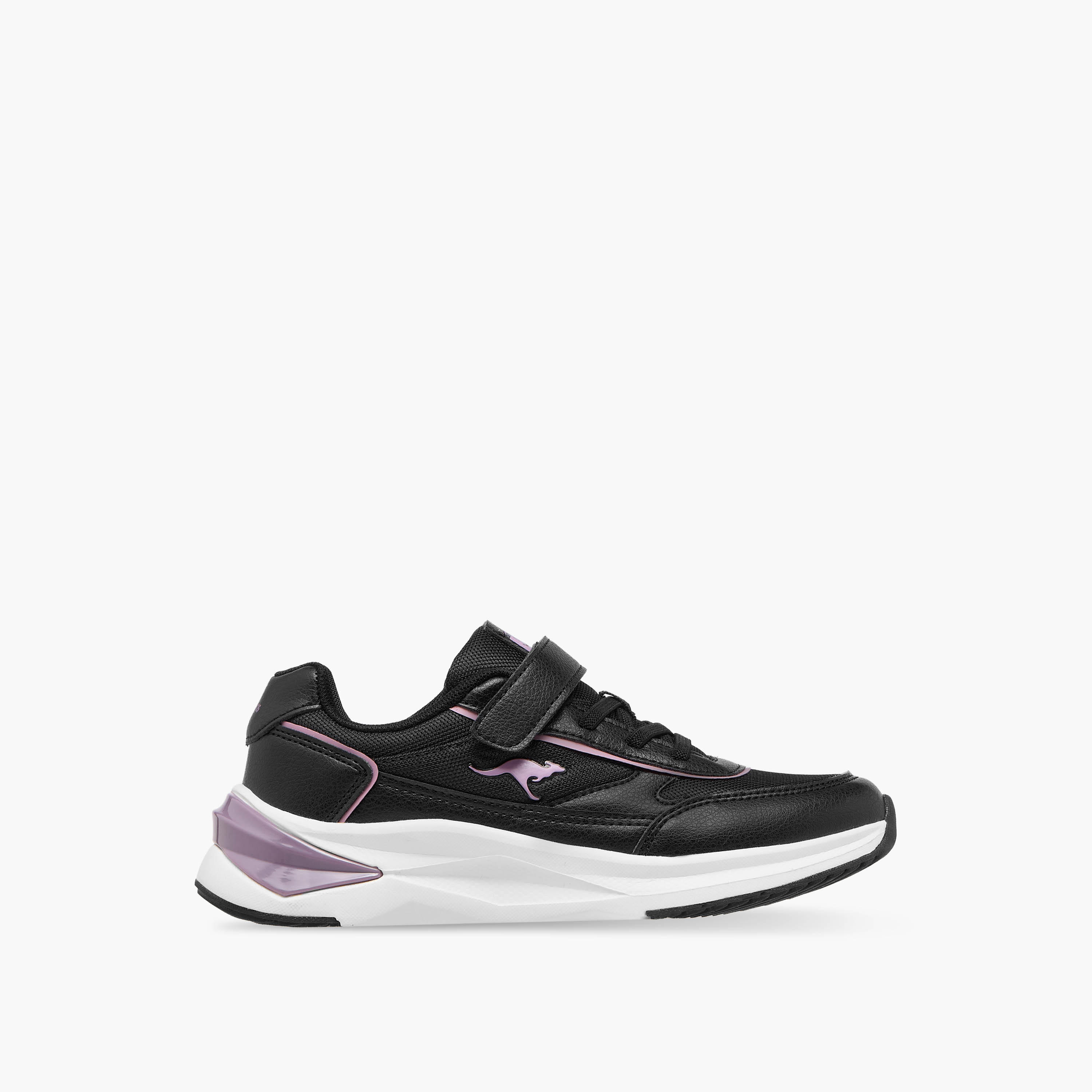 Kangaroos Girls Panelled Hook & Loop Walking Shoes-girls-shoes-sports-image-3