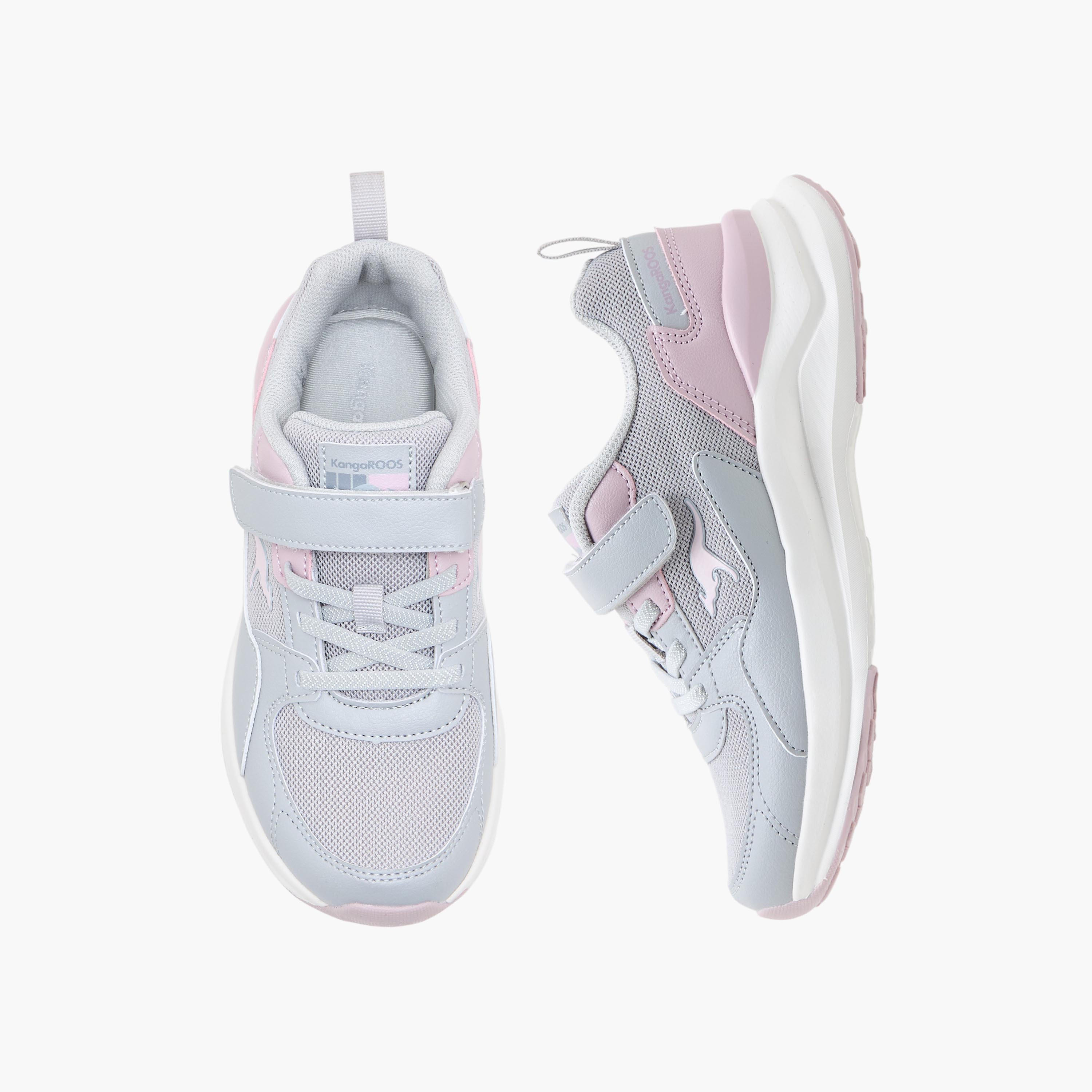 KangaROOS Girls Hook & Loop Sports Shoes-girls-shoes-sports-image-1