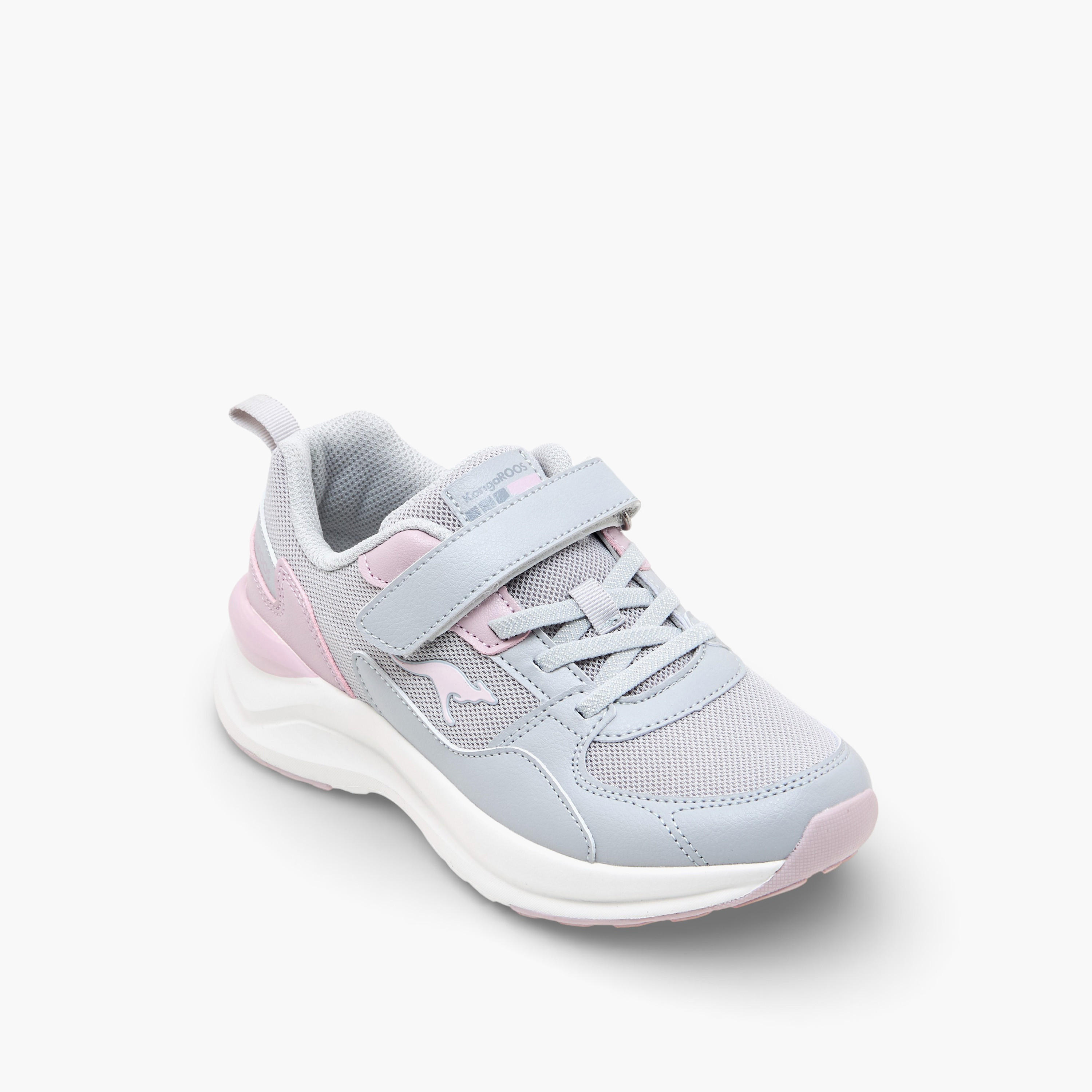 KangaROOS Girls Hook & Loop Sports Shoes-girls-shoes-sports-image-2
