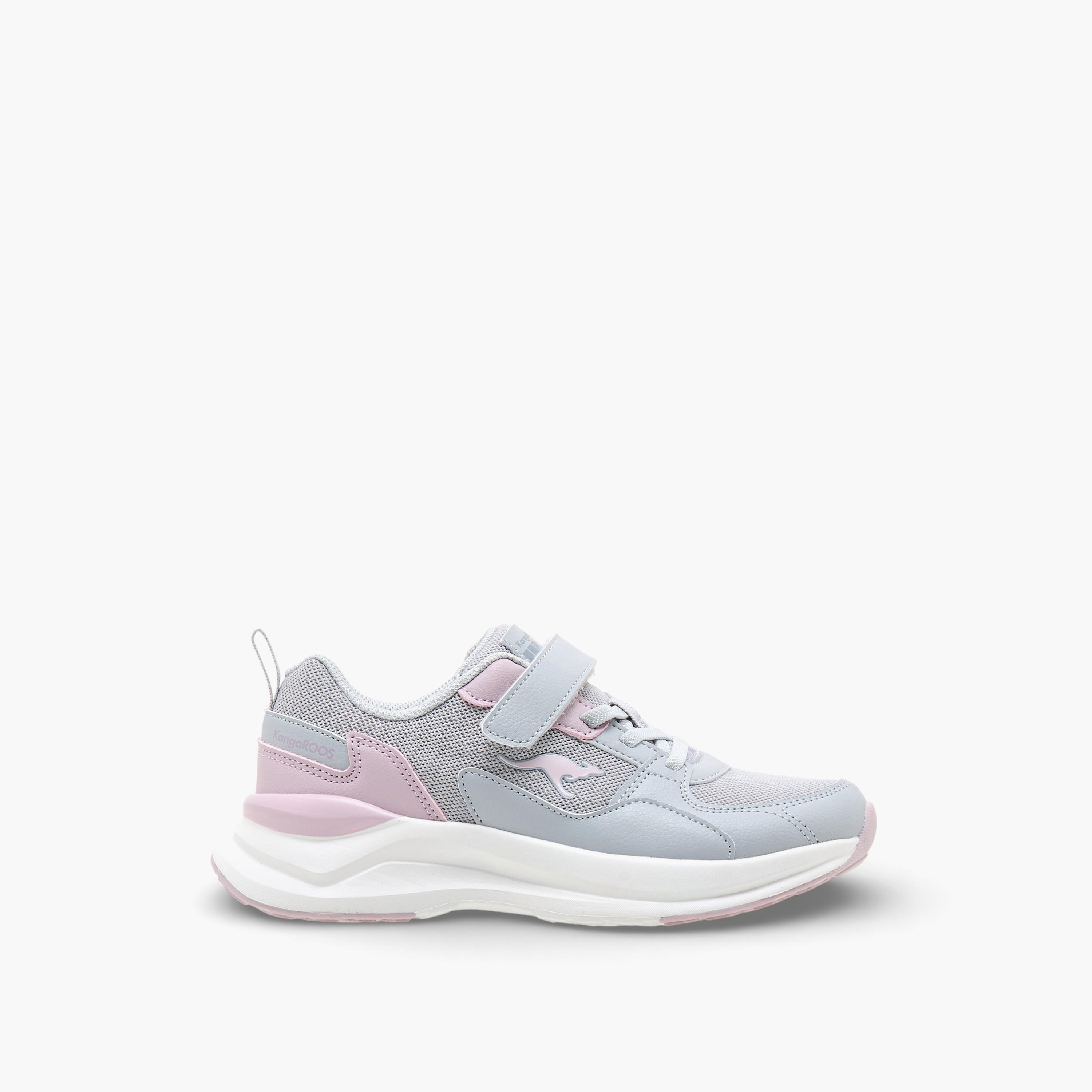 KangaROOS Girls Hook & Loop Sports Shoes-girls-shoes-sports-image-3