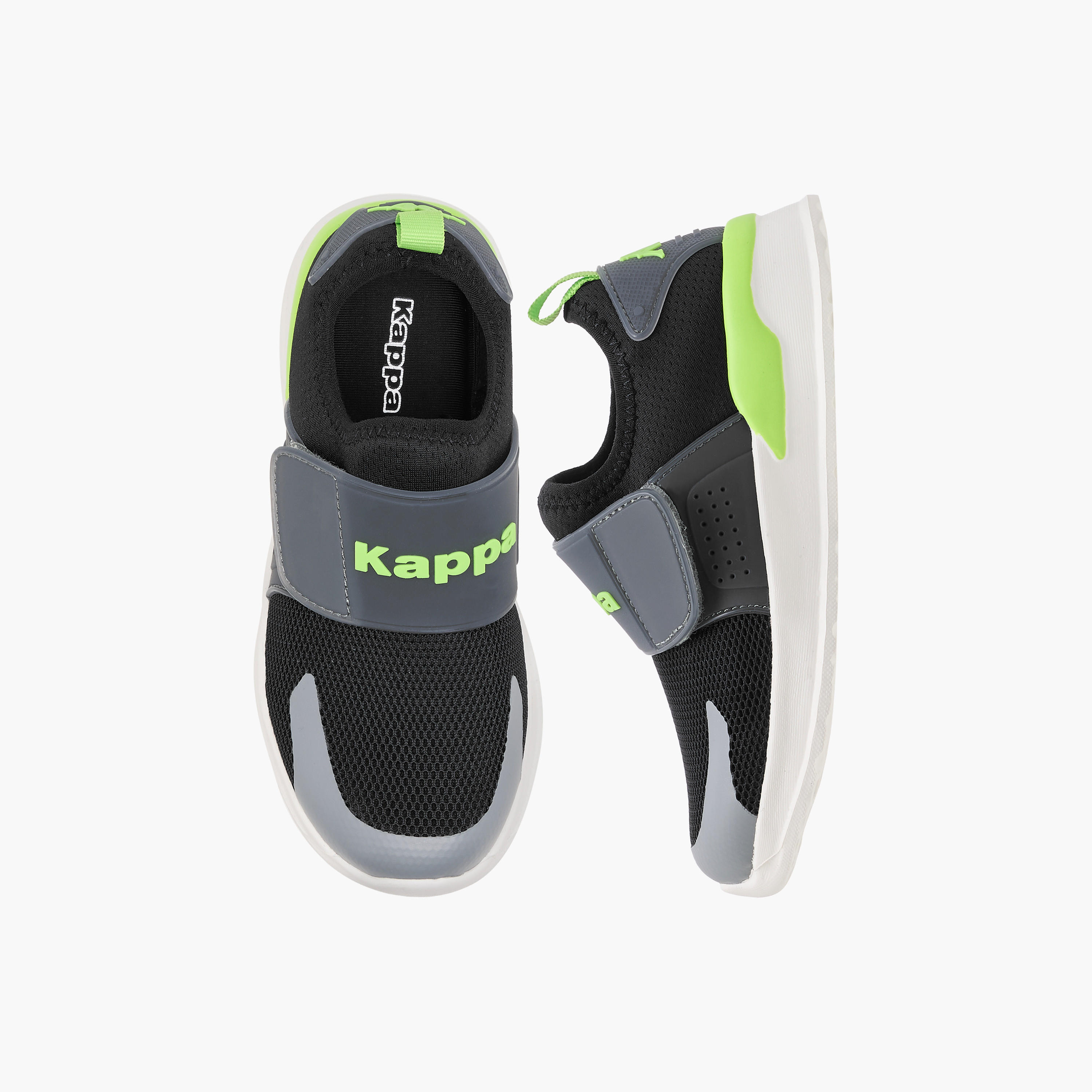 Kappa Kids Hook & Loop Cushioned Sole Walking Shoes-girls-shoes-schoolshoes-image-1