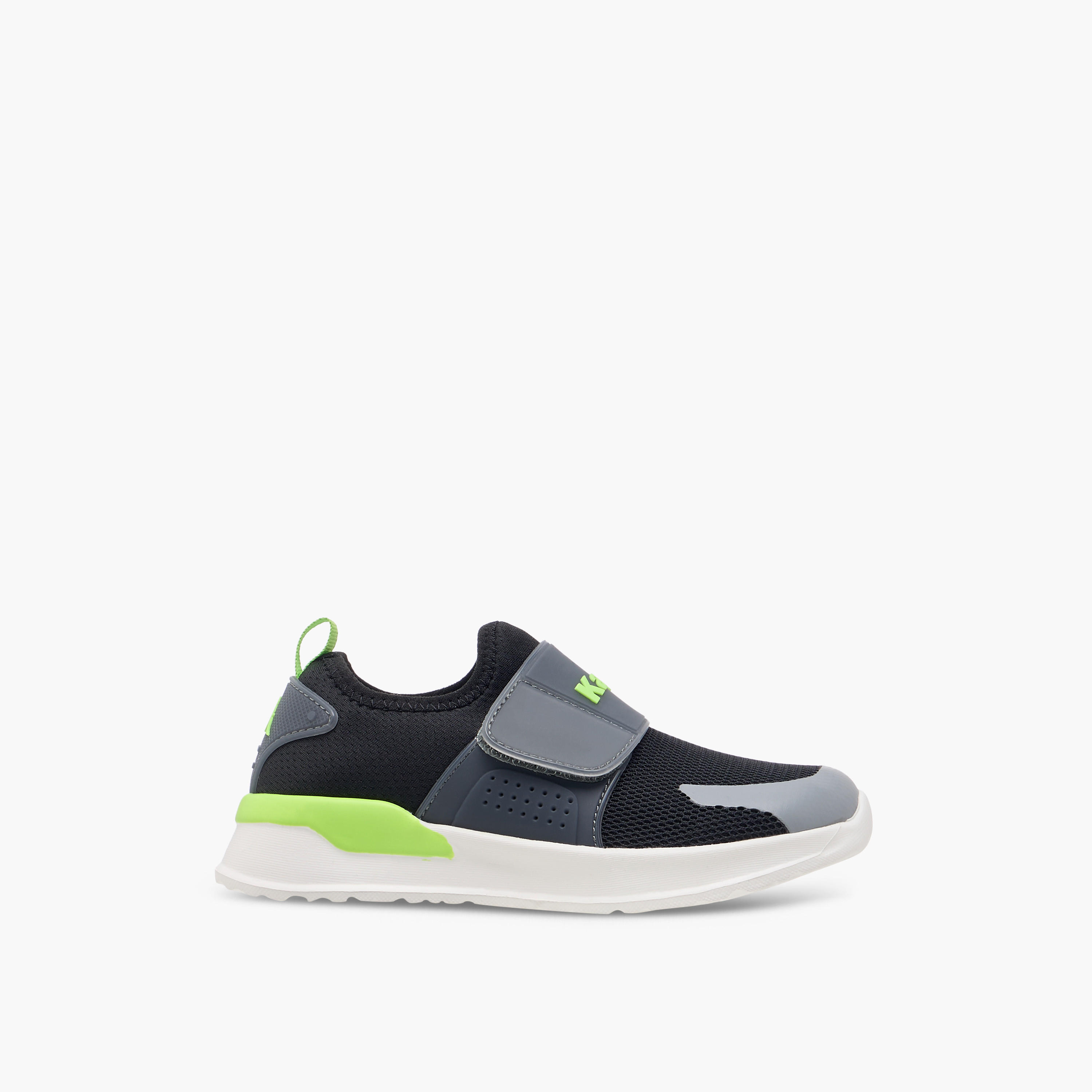 Kappa Kids Hook & Loop Cushioned Sole Walking Shoes-girls-shoes-schoolshoes-image-3