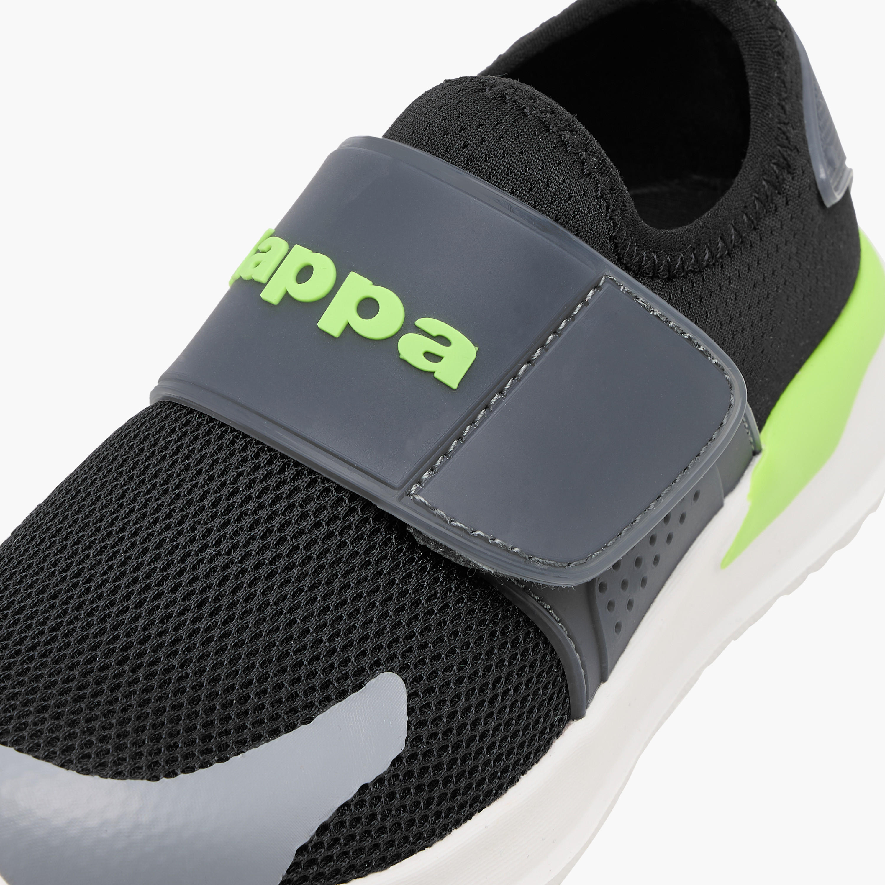 Kappa Kids Hook & Loop Cushioned Sole Walking Shoes-girls-shoes-schoolshoes-image-4