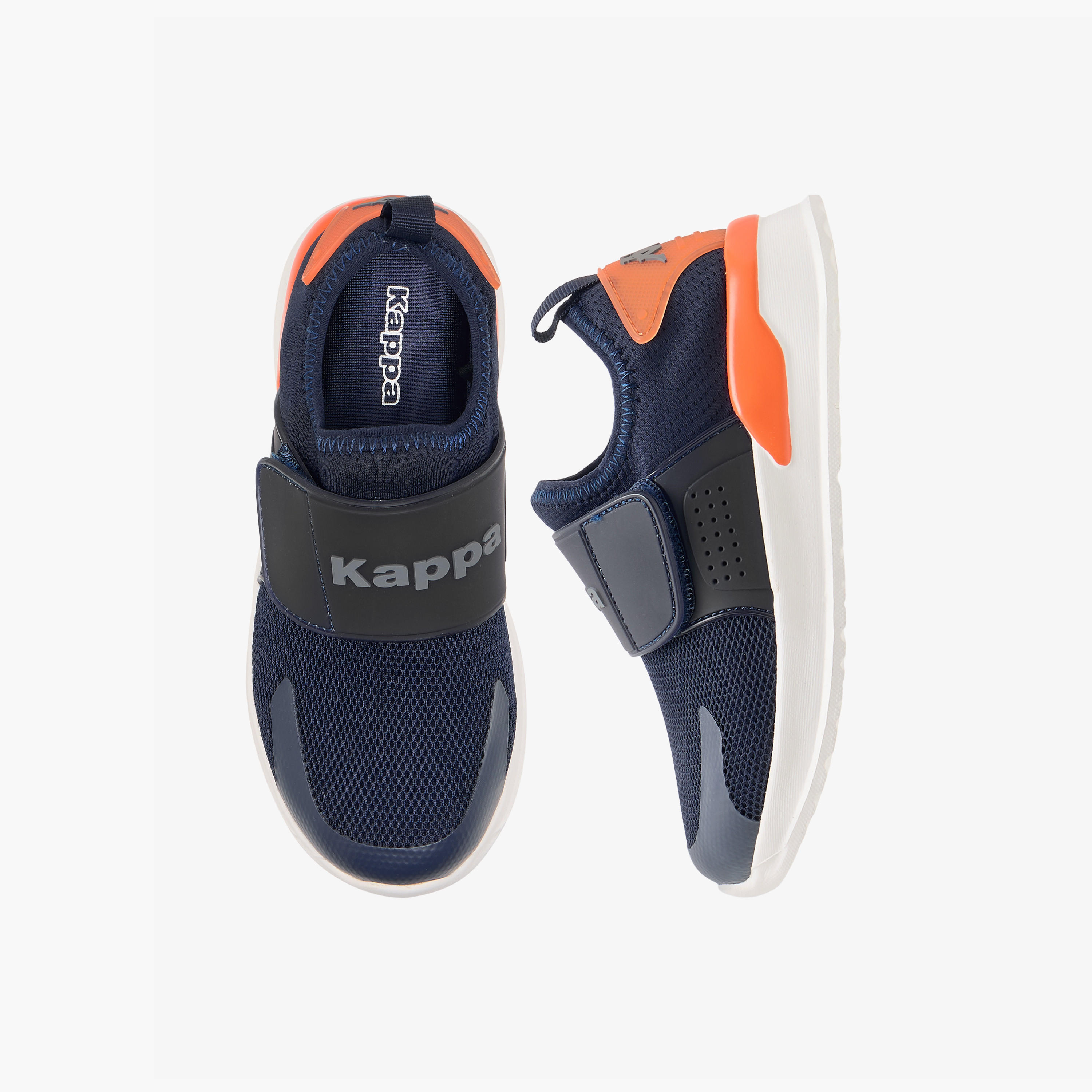 Kappa Kids Hook & Loop Cushioned Sole Walking Shoes-girls-shoes-schoolshoes-image-1