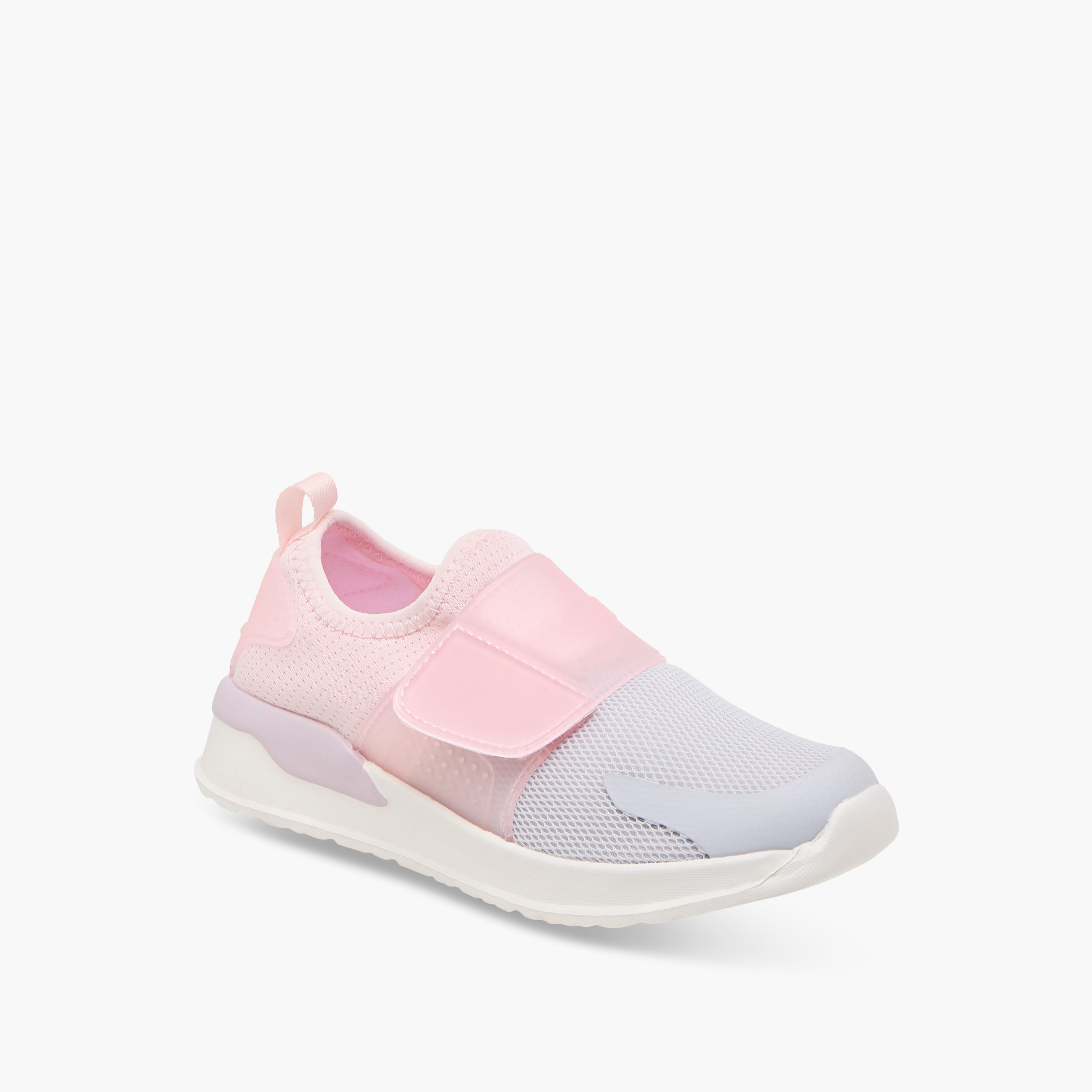 Kappa Girls Logo Detail Hook & Loop Walking Shoes-girls-shoes-sports-image-2