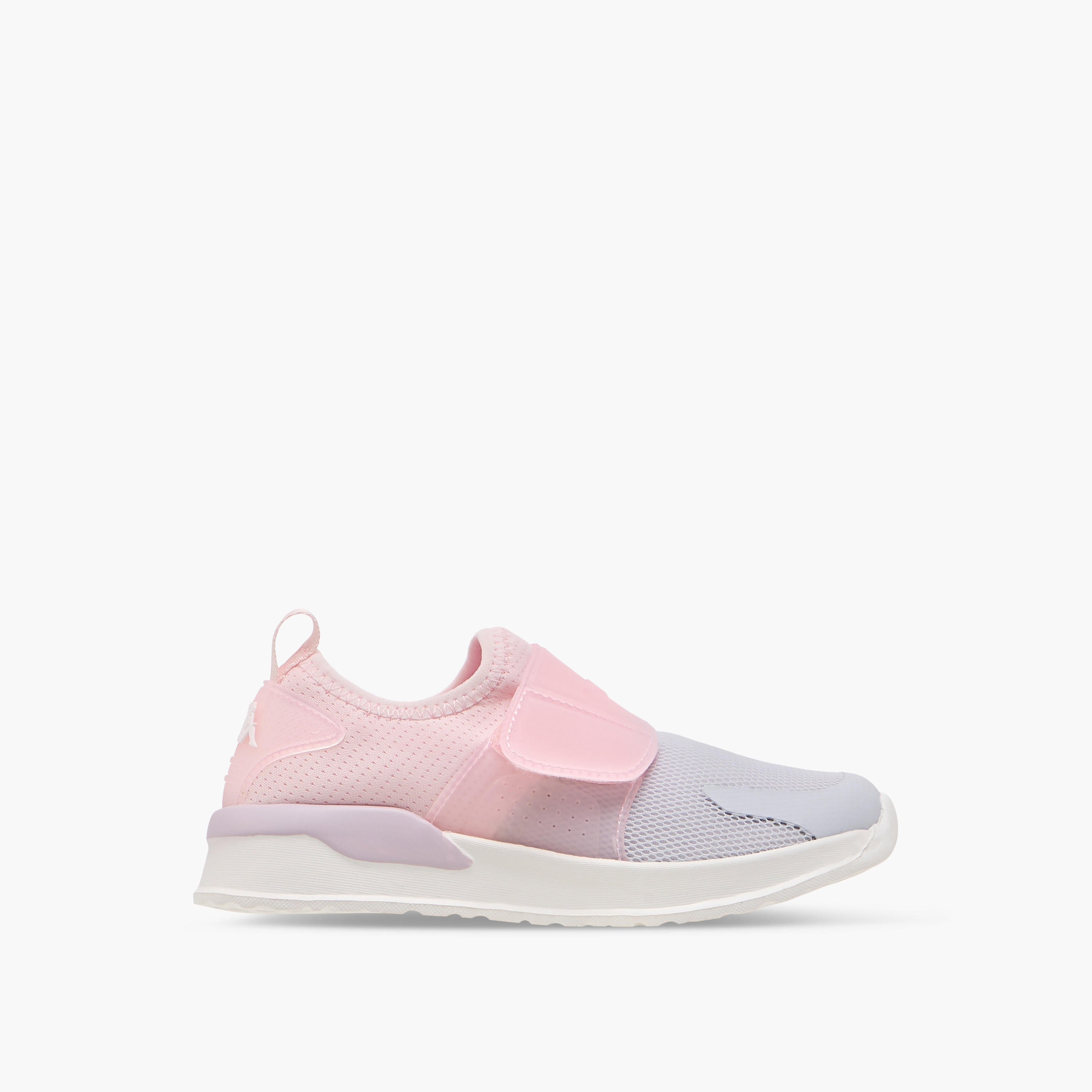 Kappa Girls Logo Detail Hook & Loop Walking Shoes-girls-shoes-sports-image-3