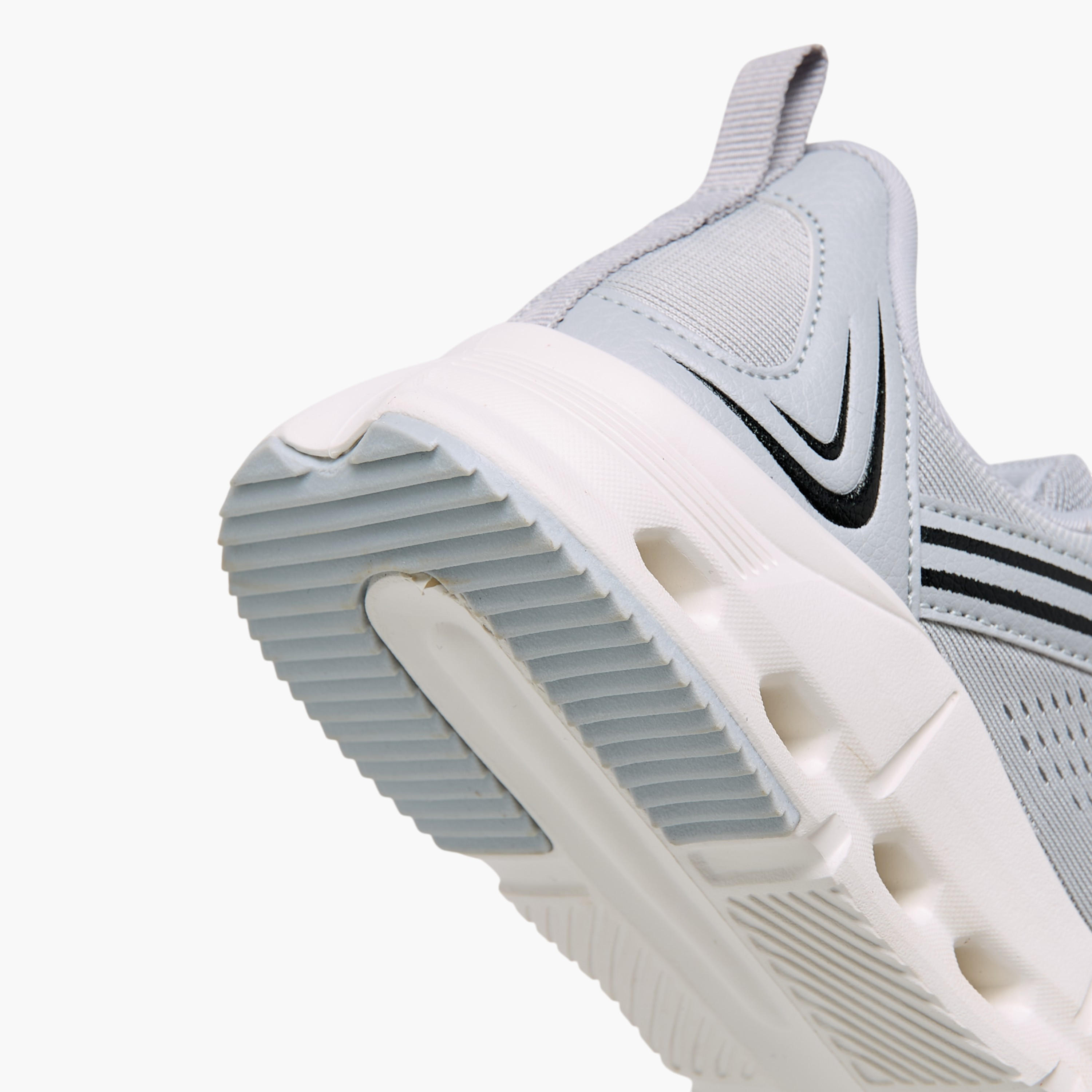Kappa Kids' Logo Detail Sports Shoes with Hook and Loop Closure-girls-shoes-schoolshoes-image-5
