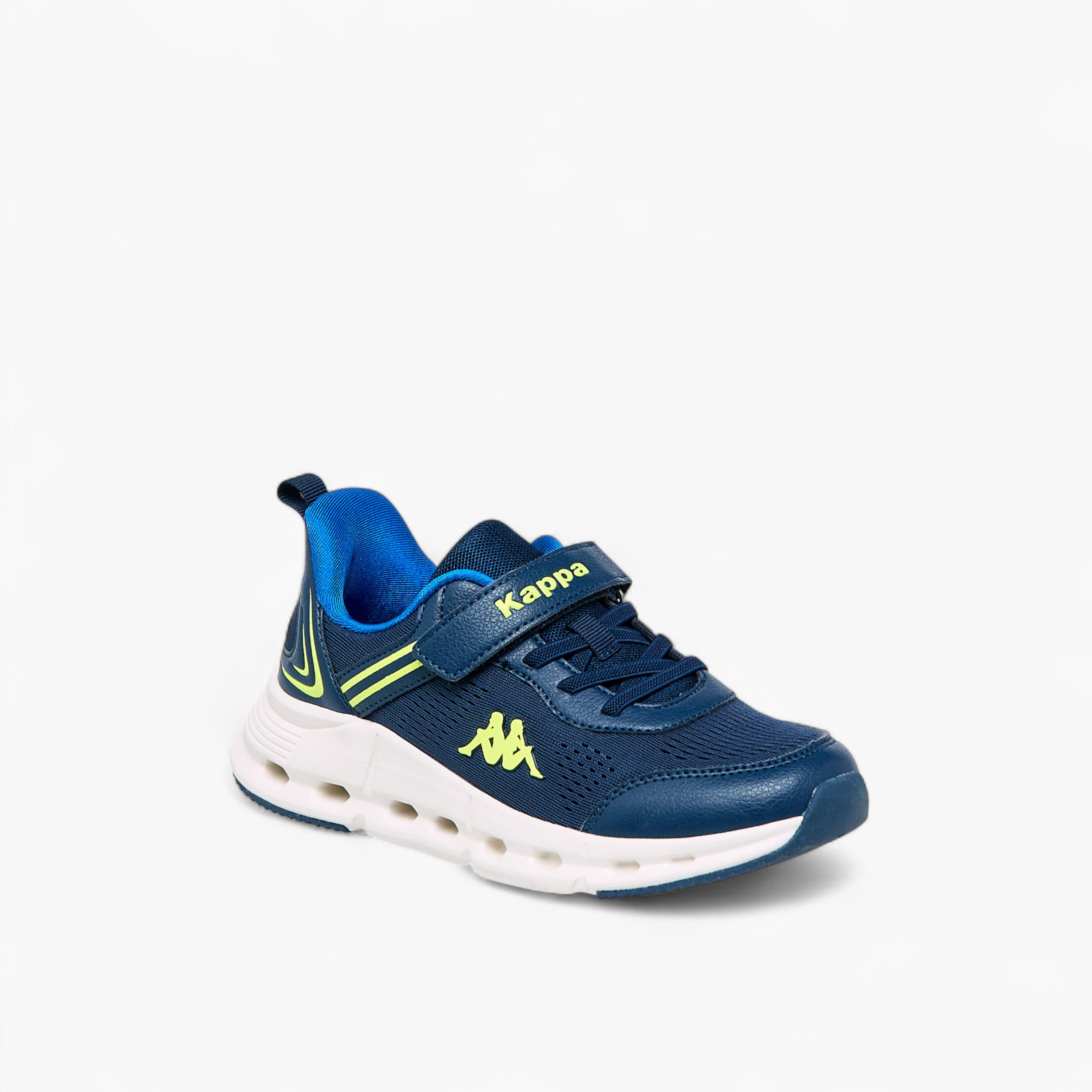 Kappa Kids' Logo Detail Sports Shoes with Hook and Loop Closure-girls-shoes-schoolshoes-image-2