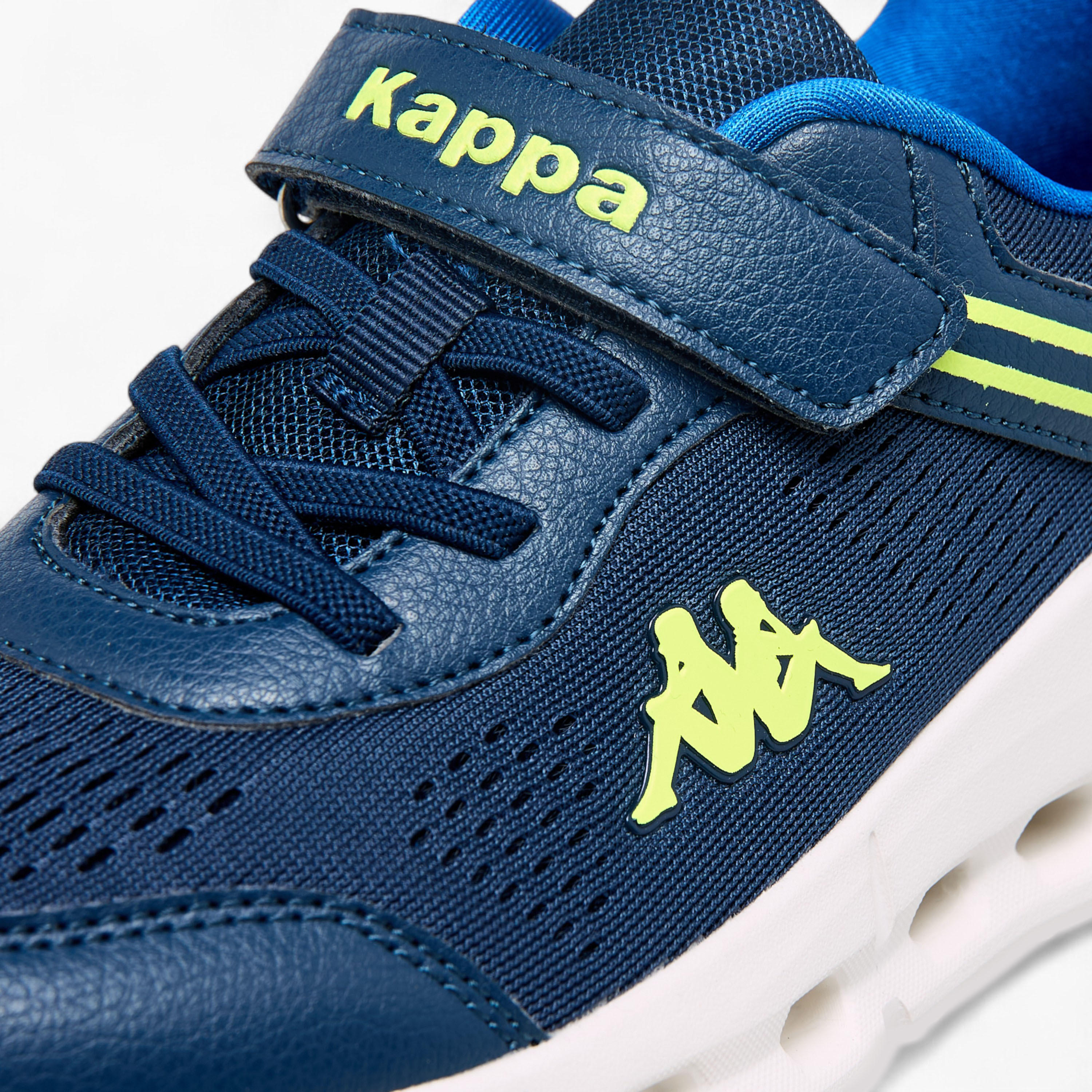 Kappa Kids' Logo Detail Sports Shoes with Hook and Loop Closure-girls-shoes-schoolshoes-image-4