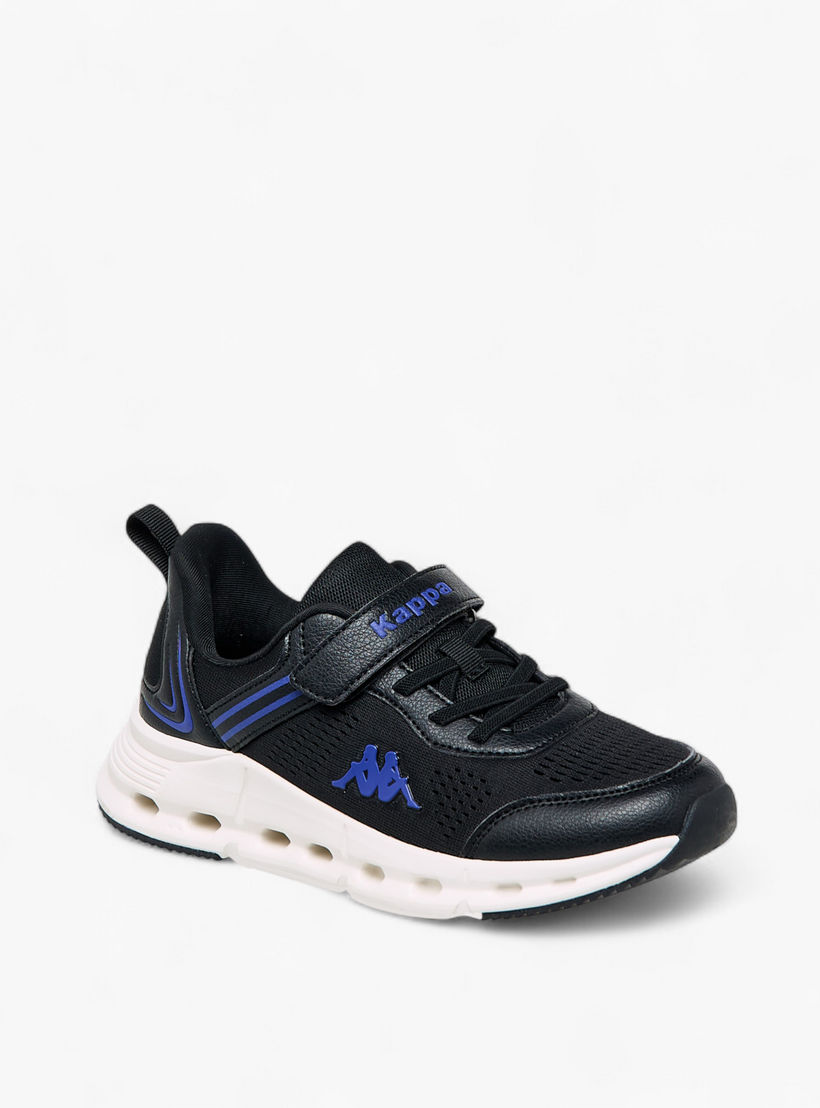 Kappa Girls' Hook and Loop Panelled Sports Shoes-girls-shoes-sports-image-2