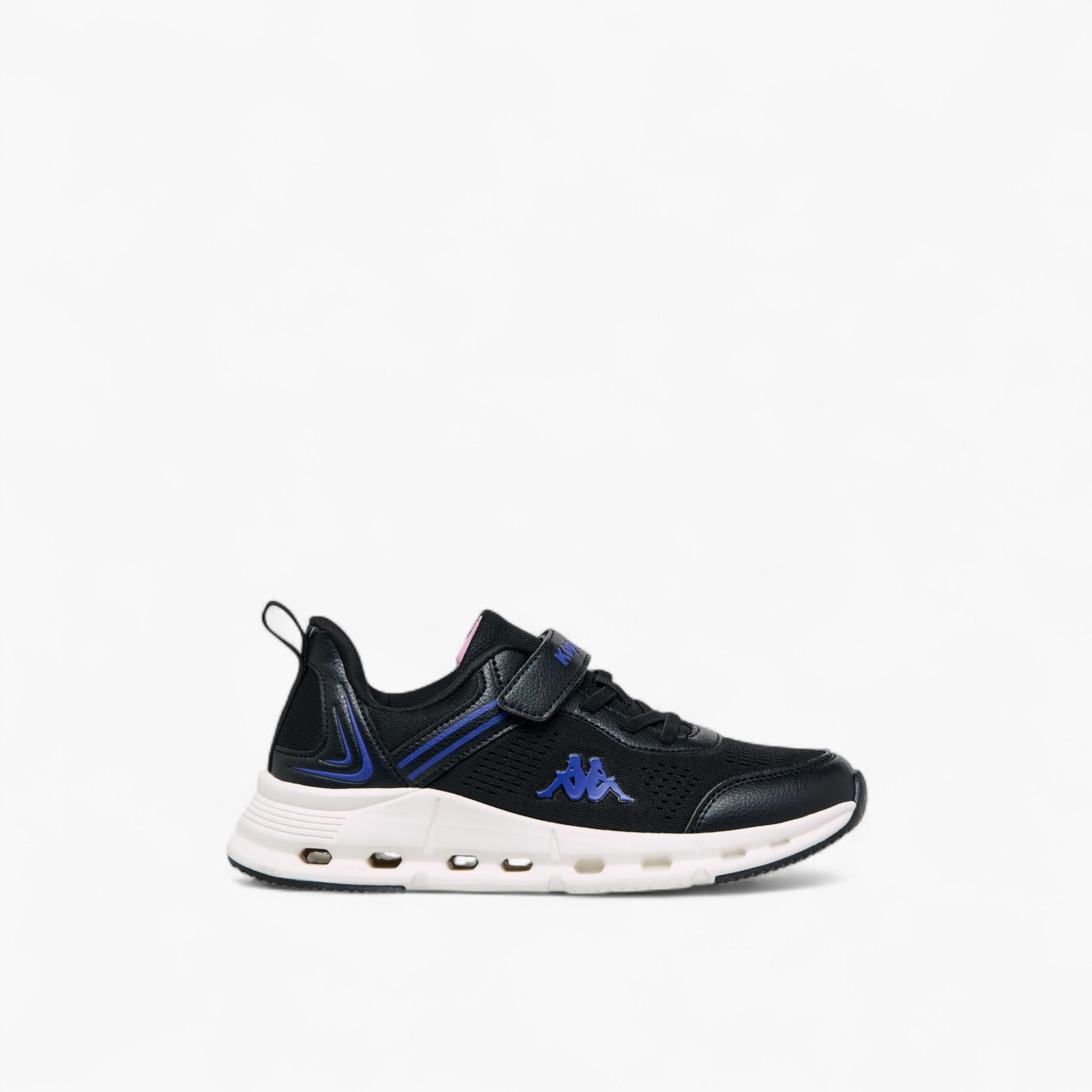 Kappa Girls' Hook and Loop Panelled Sports Shoes-girls-shoes-sports-image-3