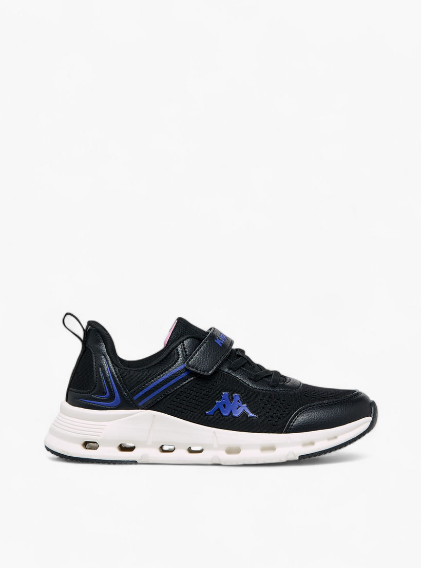 Kappa Girls' Hook and Loop Panelled Sports Shoes-girls-shoes-sports-image-3