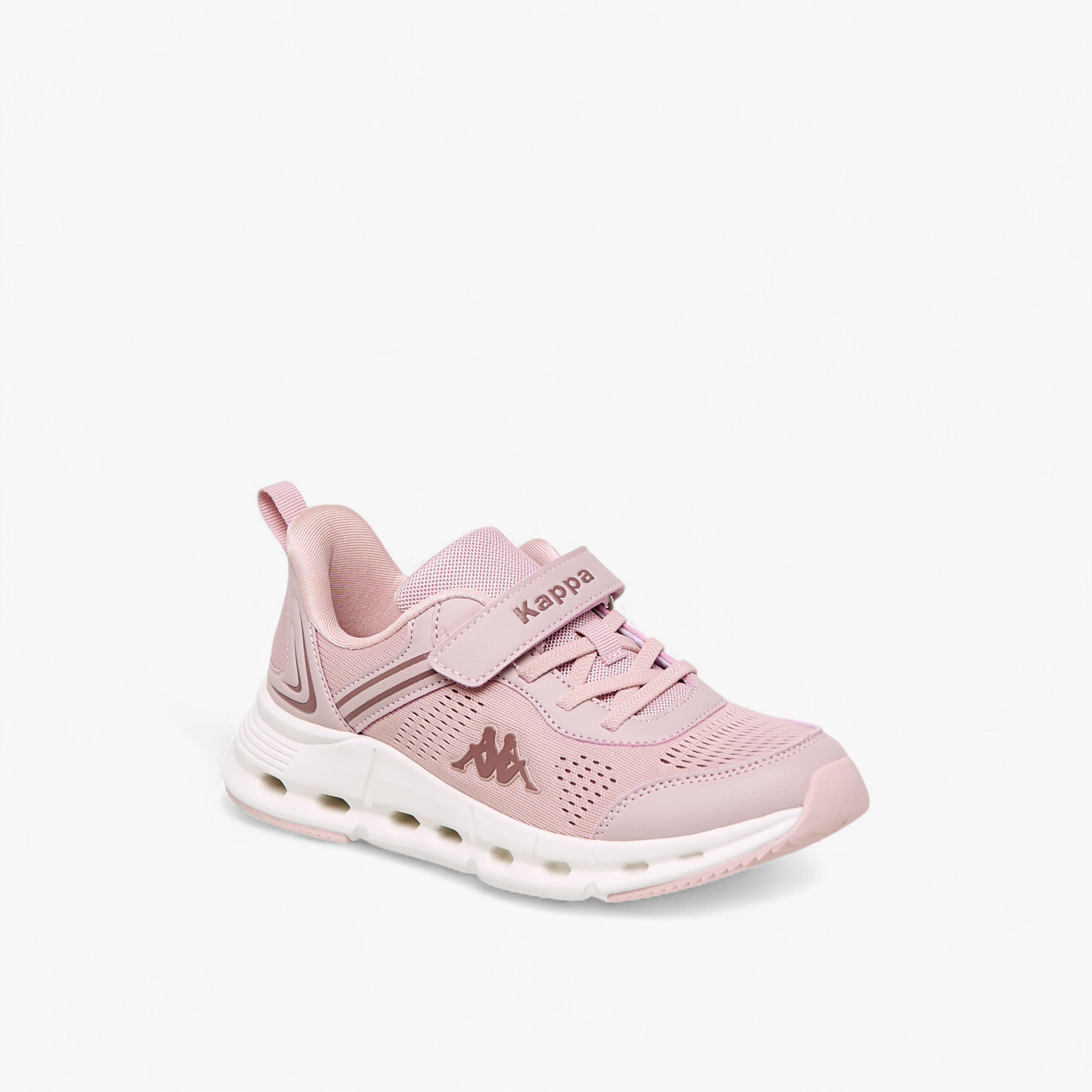 Kappa Girls' Hook and Loop Panelled Sports Shoes-girls-shoes-sports-image-2