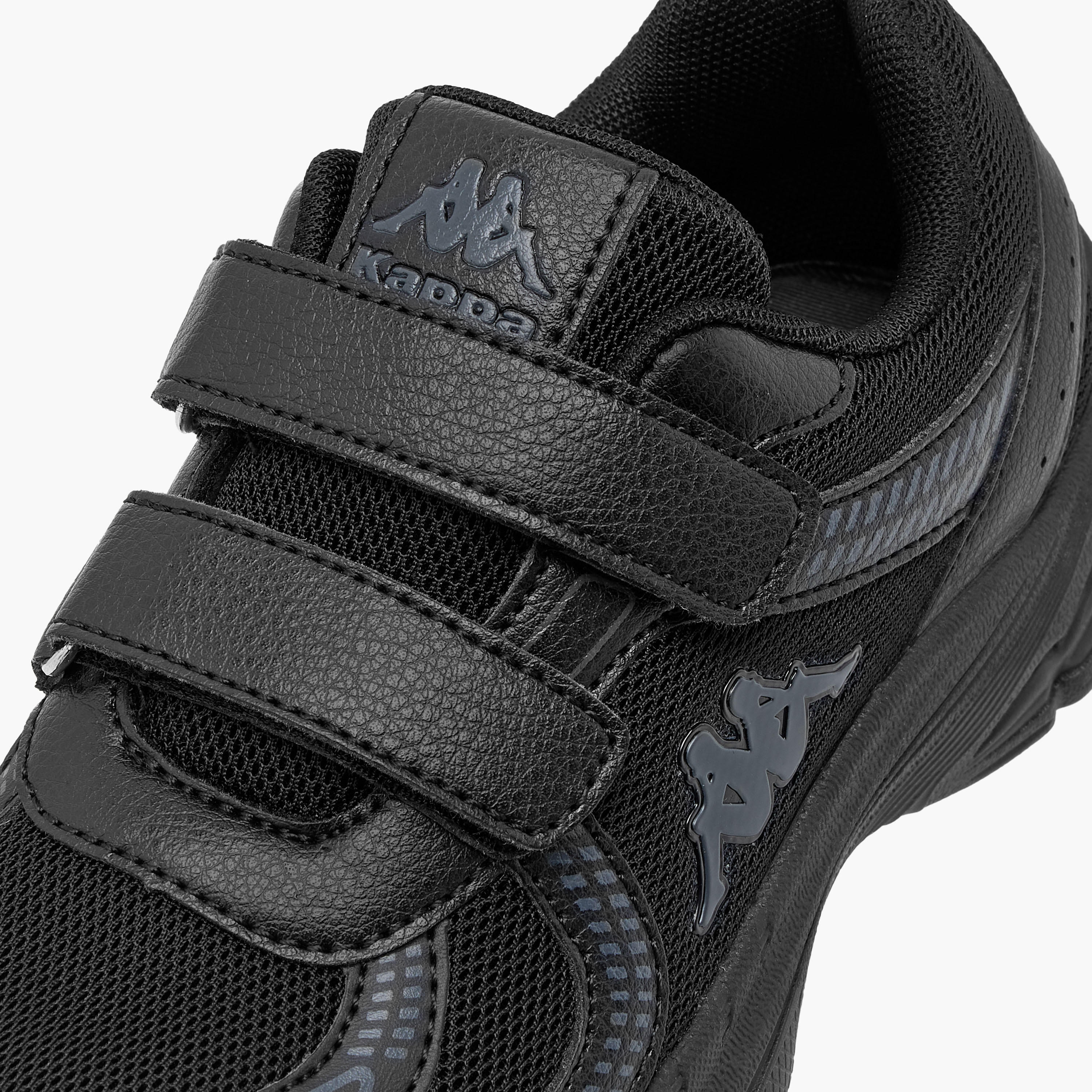Kappa Kids Hook & Loop Cushioned Sole School Shoes-girls-shoes-schoolshoes-image-4