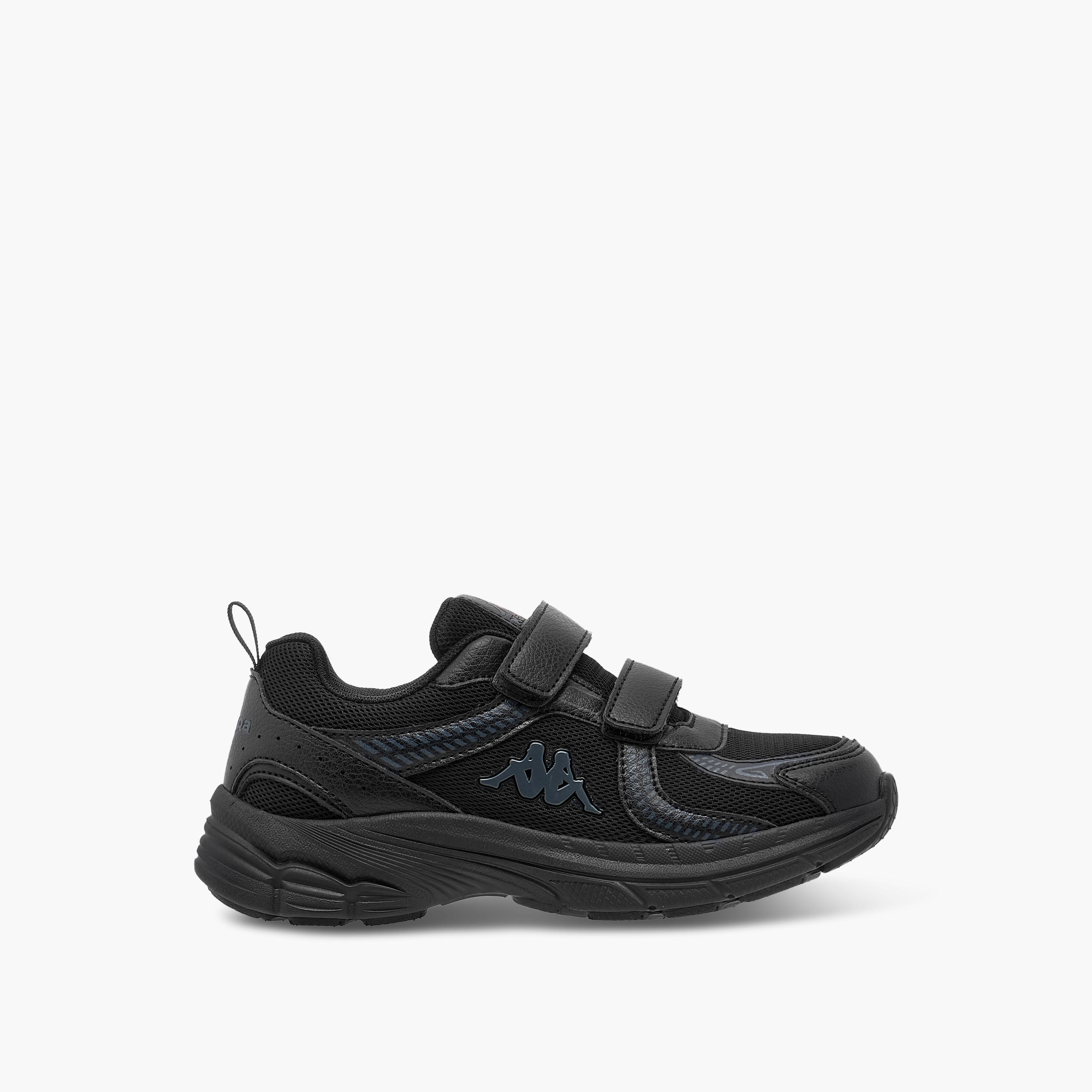 Kappa Kids' Logo Detail School Shoes with Hook and Loop Closure-boys-shoes-schoolshoes-image-3