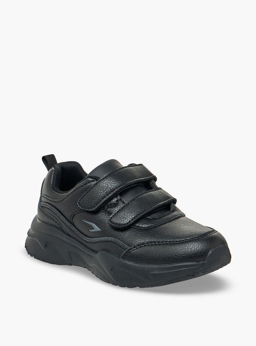 Dash Unisex Panelled Hook & Loop School Shoes-boys-shoes-schoolshoes-image-2