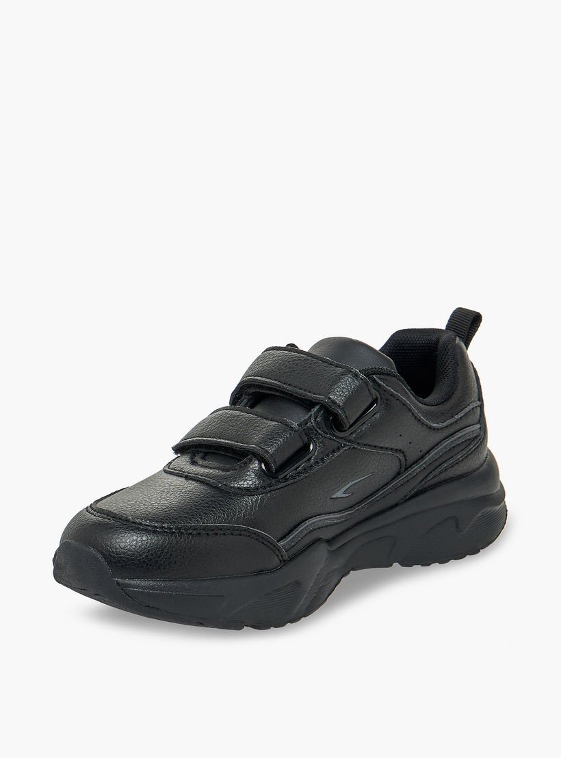 Dash Unisex Panelled Hook & Loop School Shoes-boys-shoes-schoolshoes-image-4