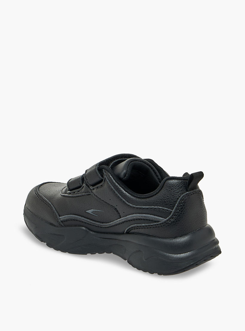 Dash Unisex Panelled Hook & Loop School Shoes-boys-shoes-schoolshoes-image-5