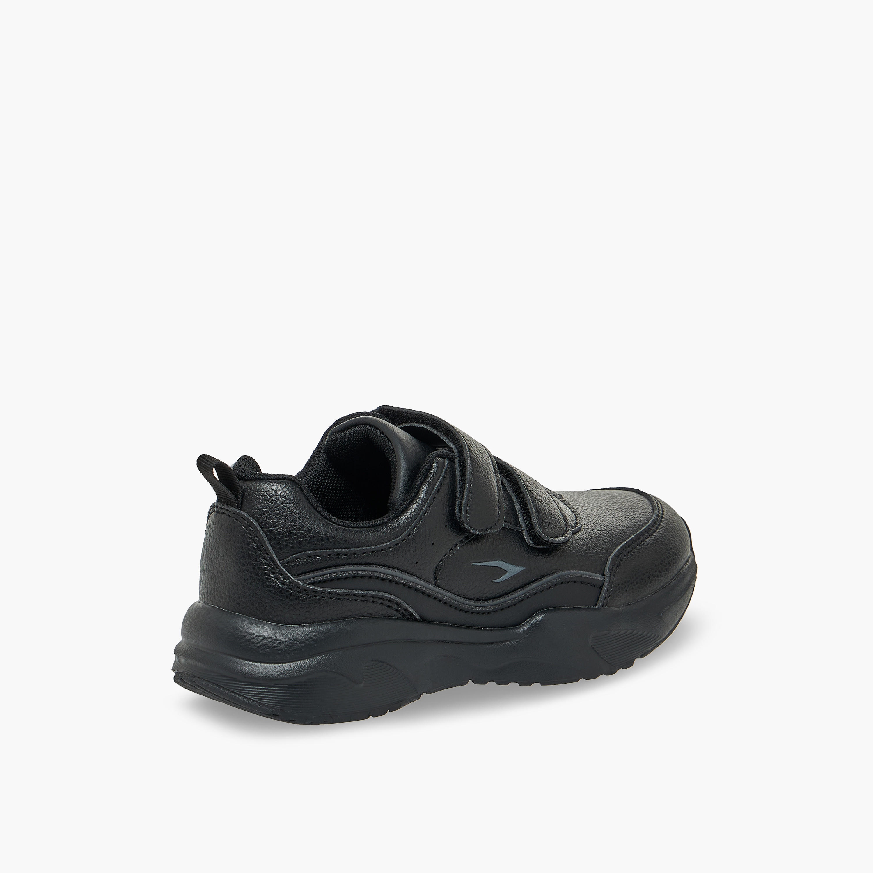 Dash Unisex Panelled Hook & Loop School Shoes-boys-shoes-schoolshoes-image-6