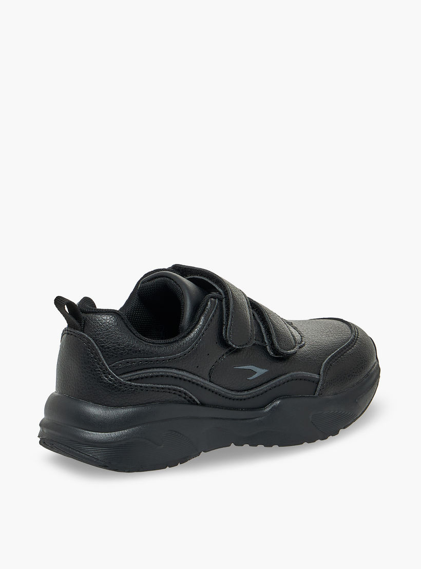Dash Unisex Panelled Hook & Loop School Shoes-boys-shoes-schoolshoes-image-6