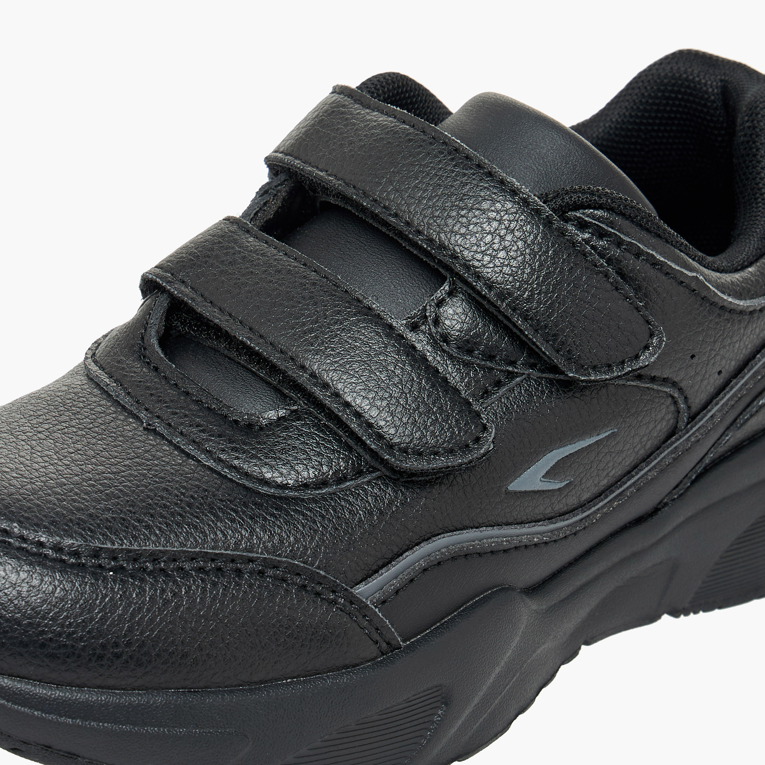 Dash Unisex Panelled Hook & Loop School Shoes-boys-shoes-schoolshoes-image-7