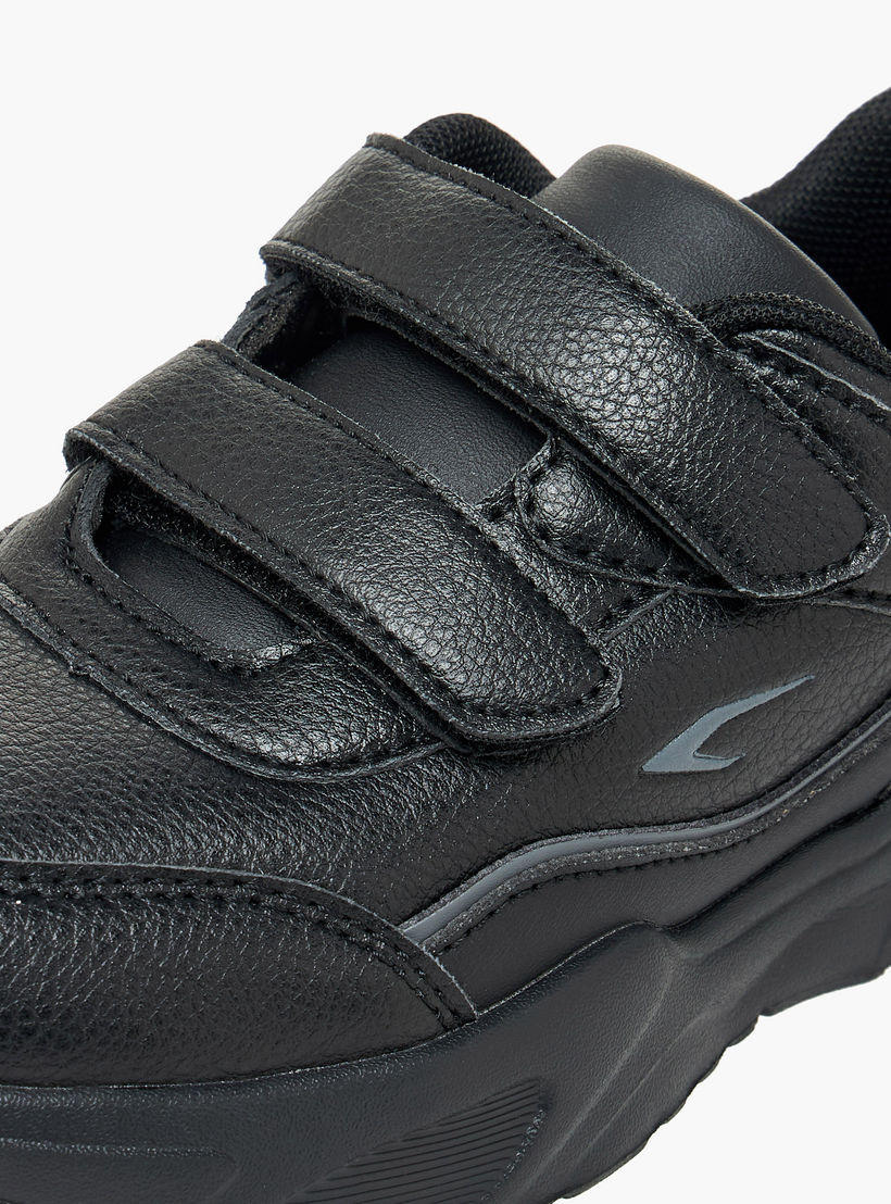 Dash Unisex Panelled Hook & Loop School Shoes-boys-shoes-schoolshoes-image-7