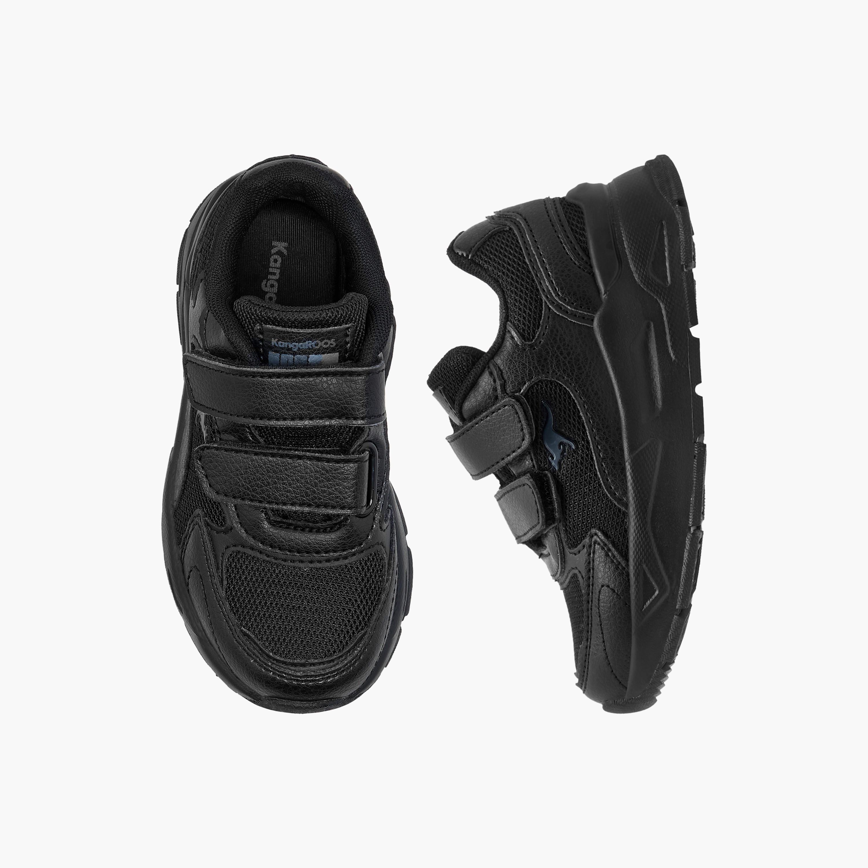 KangaROOS Kids' Logo Detail School Shoes with Hook and Loop Closure-girls-shoes-schoolshoes-image-1