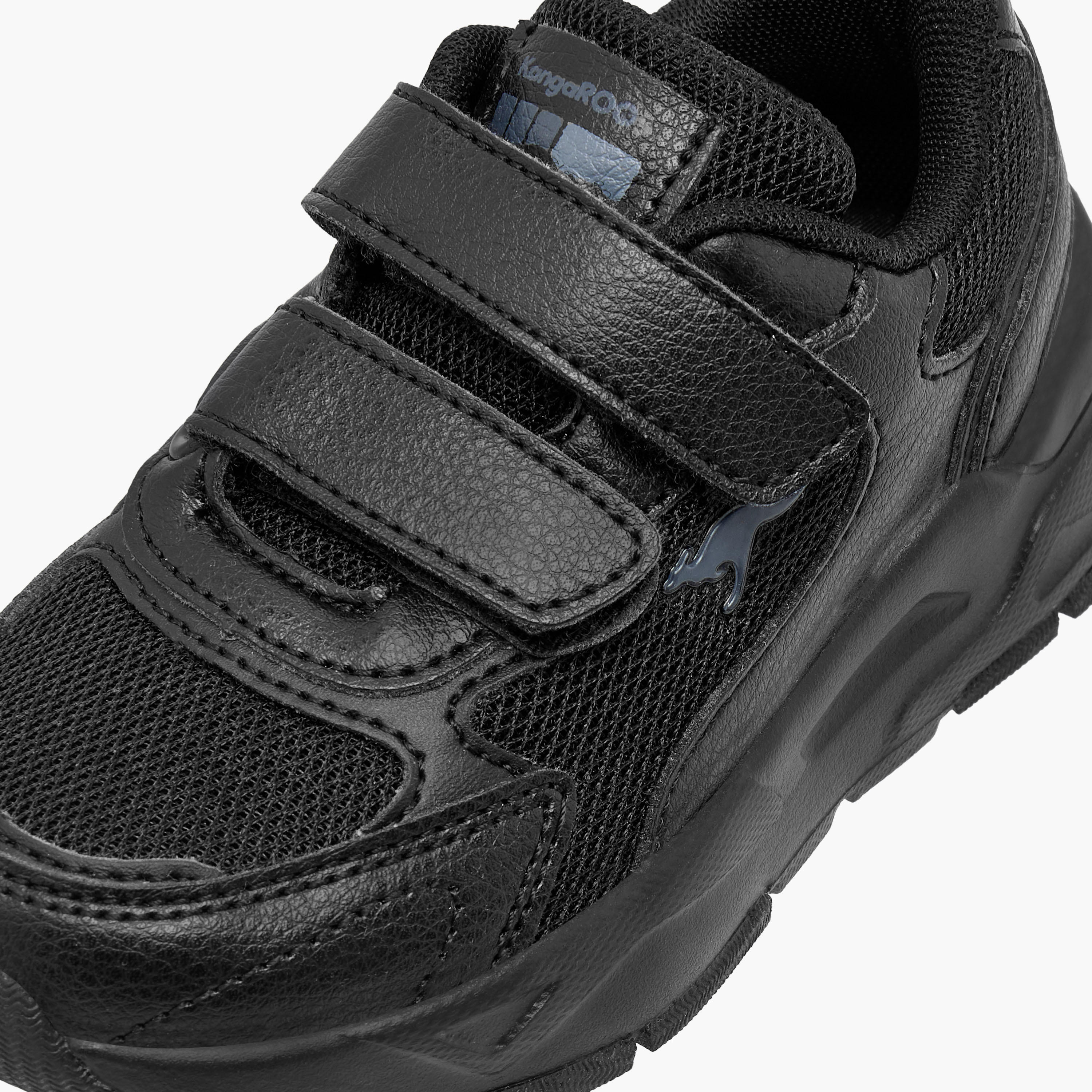 KangaROOS Kids' Logo Detail School Shoes with Hook and Loop Closure-girls-shoes-schoolshoes-image-4