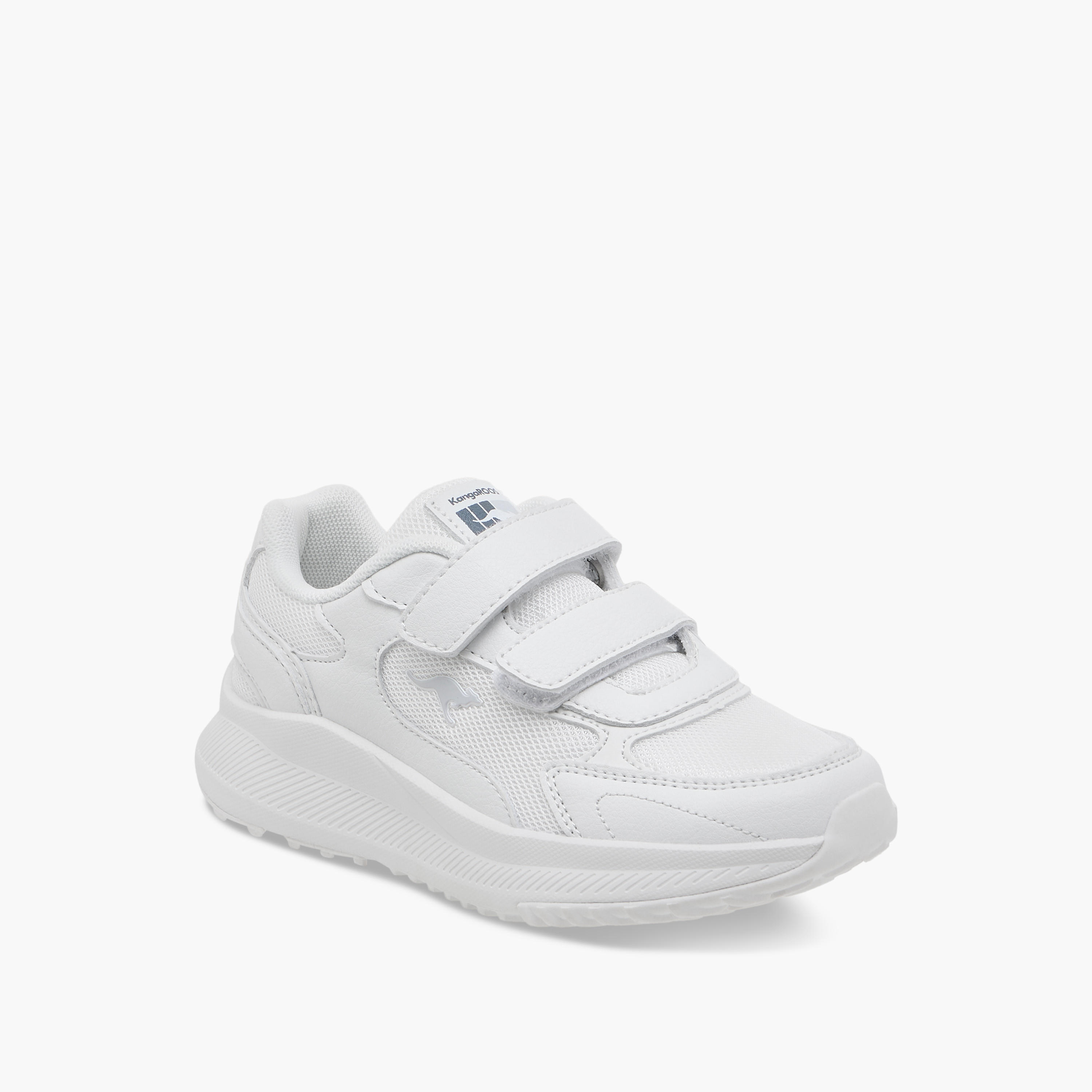 KangaROOS Unisex Logo Detail School Shoes with Hook and Loop Closure-girls-shoes-schoolshoes-image-2