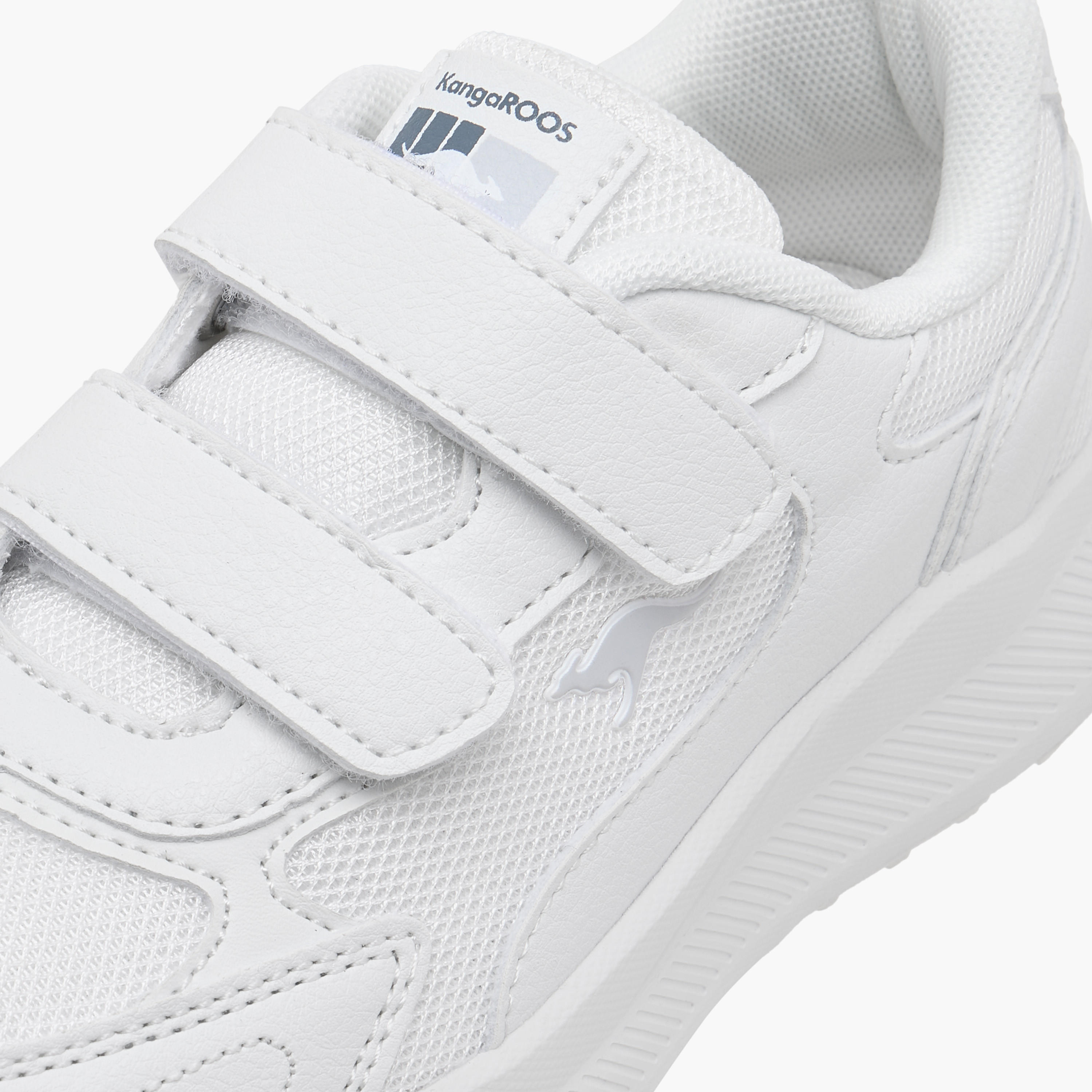 KangaROOS Unisex Logo Detail School Shoes with Hook and Loop Closure-girls-shoes-schoolshoes-image-5