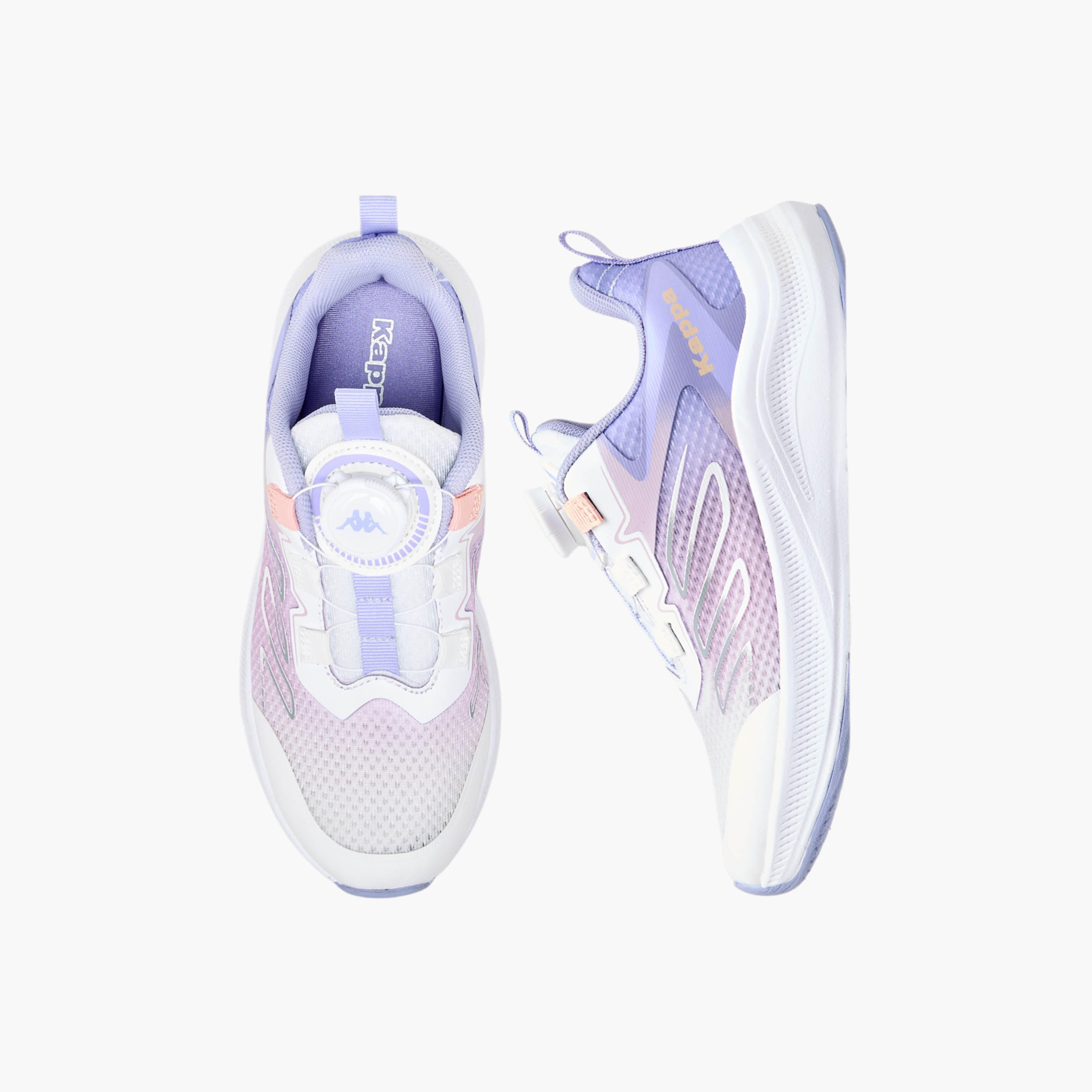 Kappa Girls Printed Slip-On Walking Shoes-girls-shoes-sports-image-1