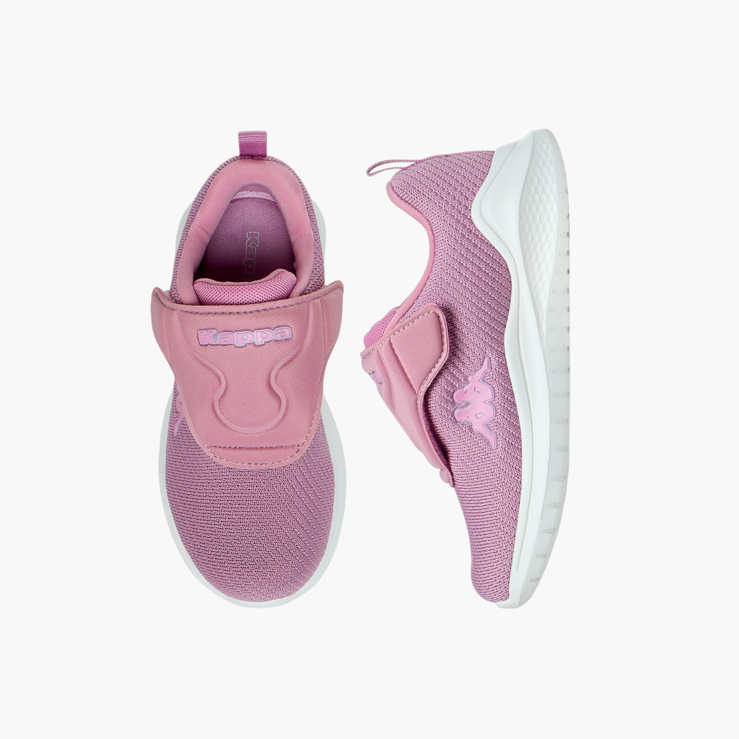 Kappa Girls Textured Hook & Loop Walking Shoes-girls-shoes-sports-image-1