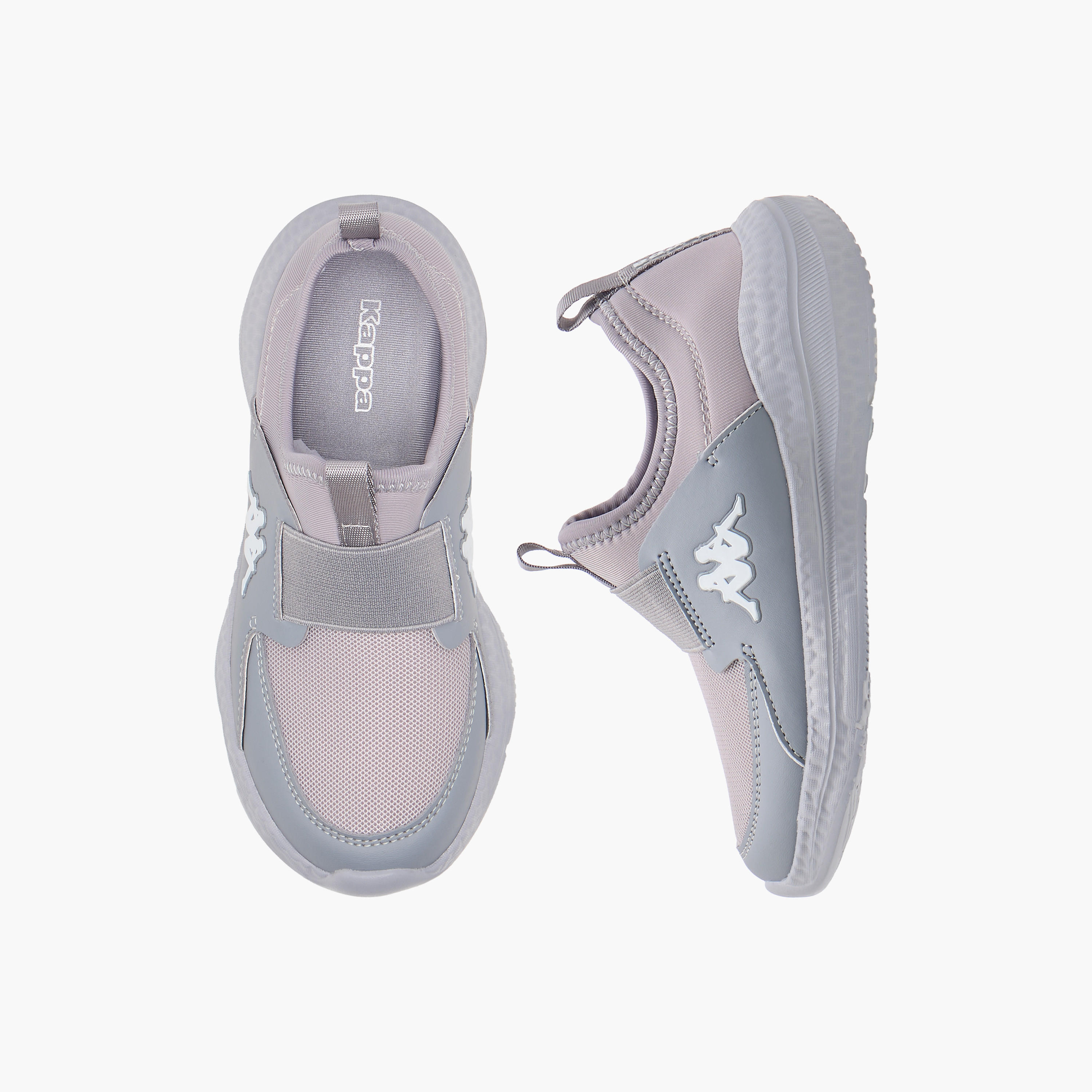 Kappa Kids Slip-On Cushioned Sole Walking Shoes-girls-shoes-schoolshoes-image-1