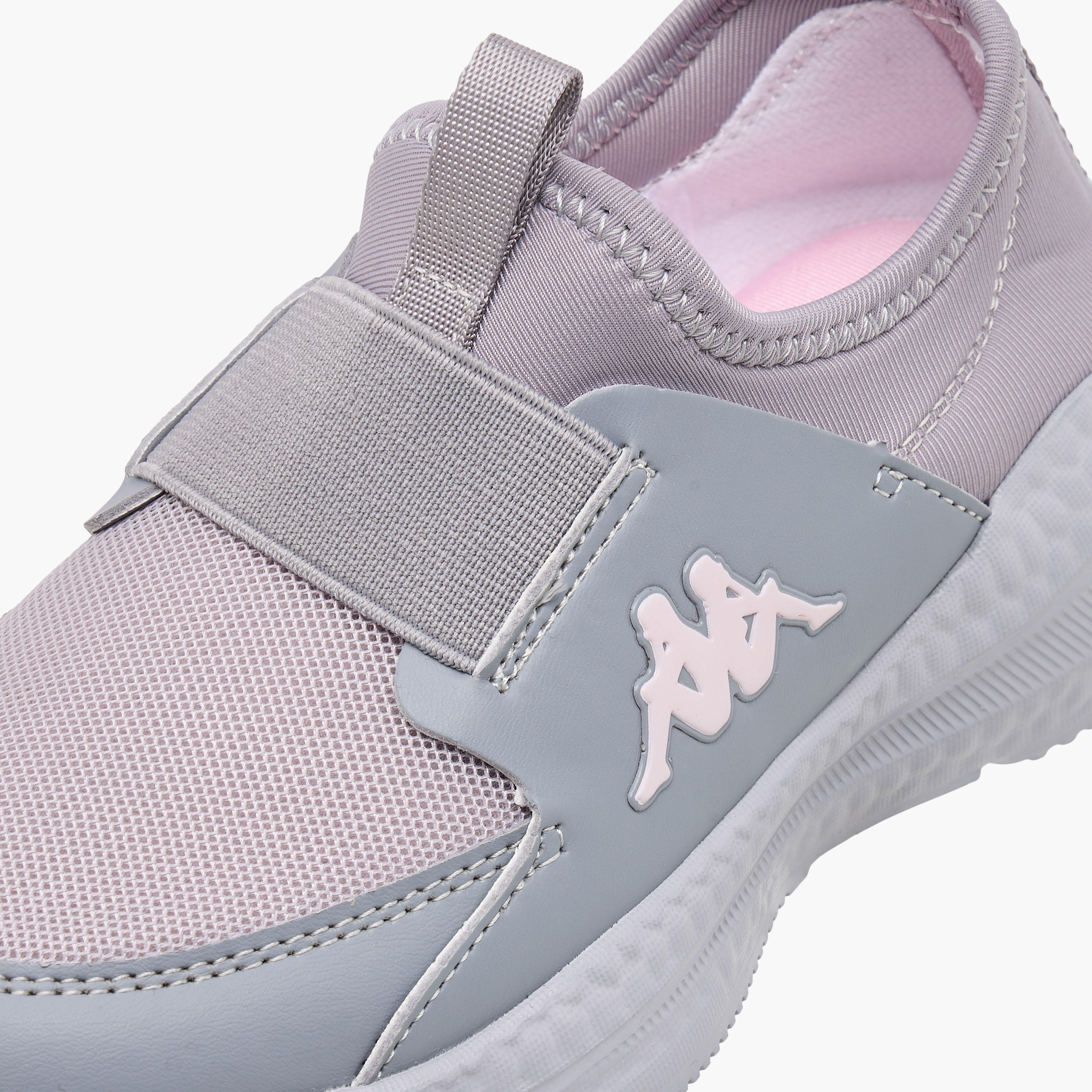 Kappa Girls Logo Detail Slip-On Walking Shoes-girls-shoes-sports-image-4