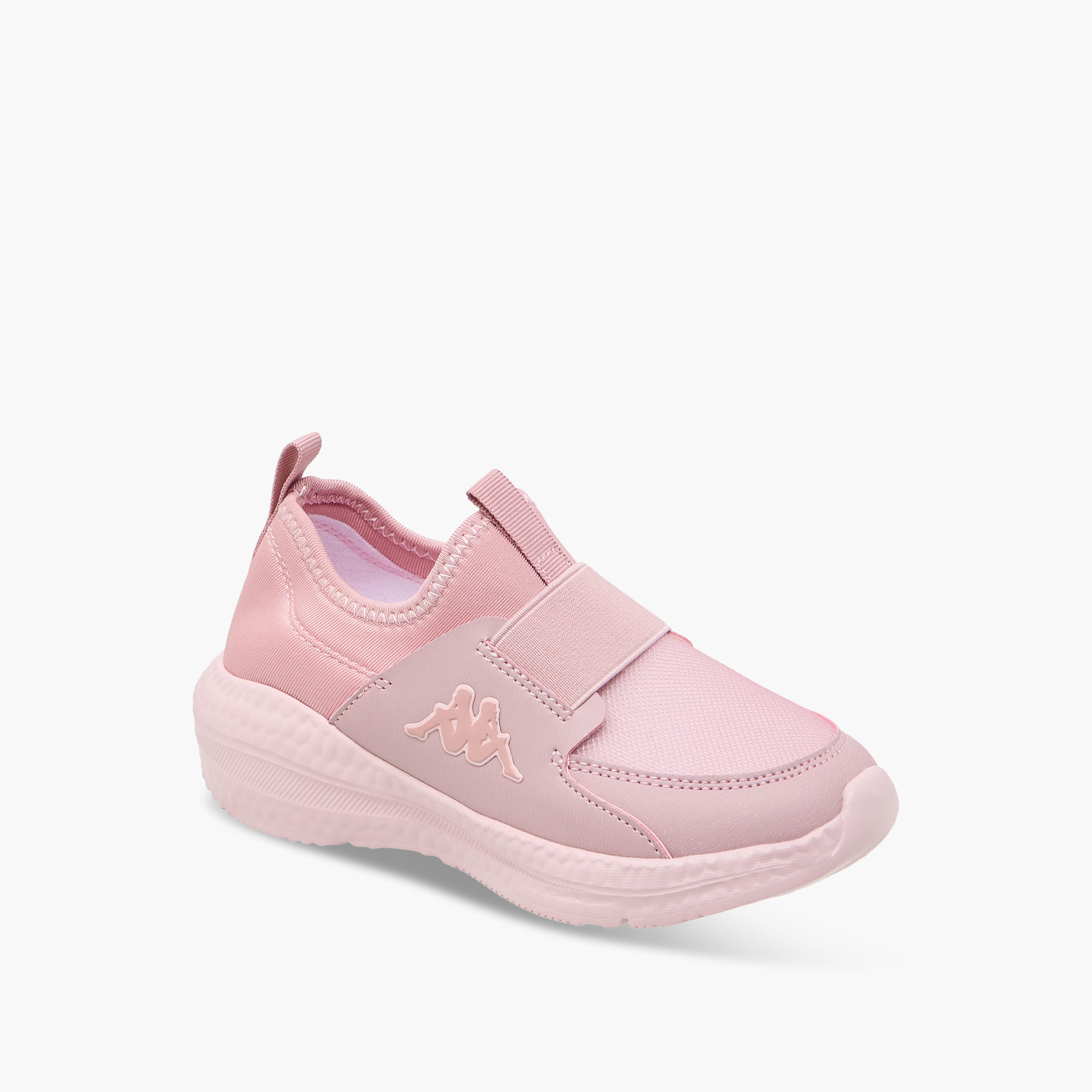 Kappa Girls Logo Detail Slip-On Walking Shoes-girls-shoes-sports-image-2