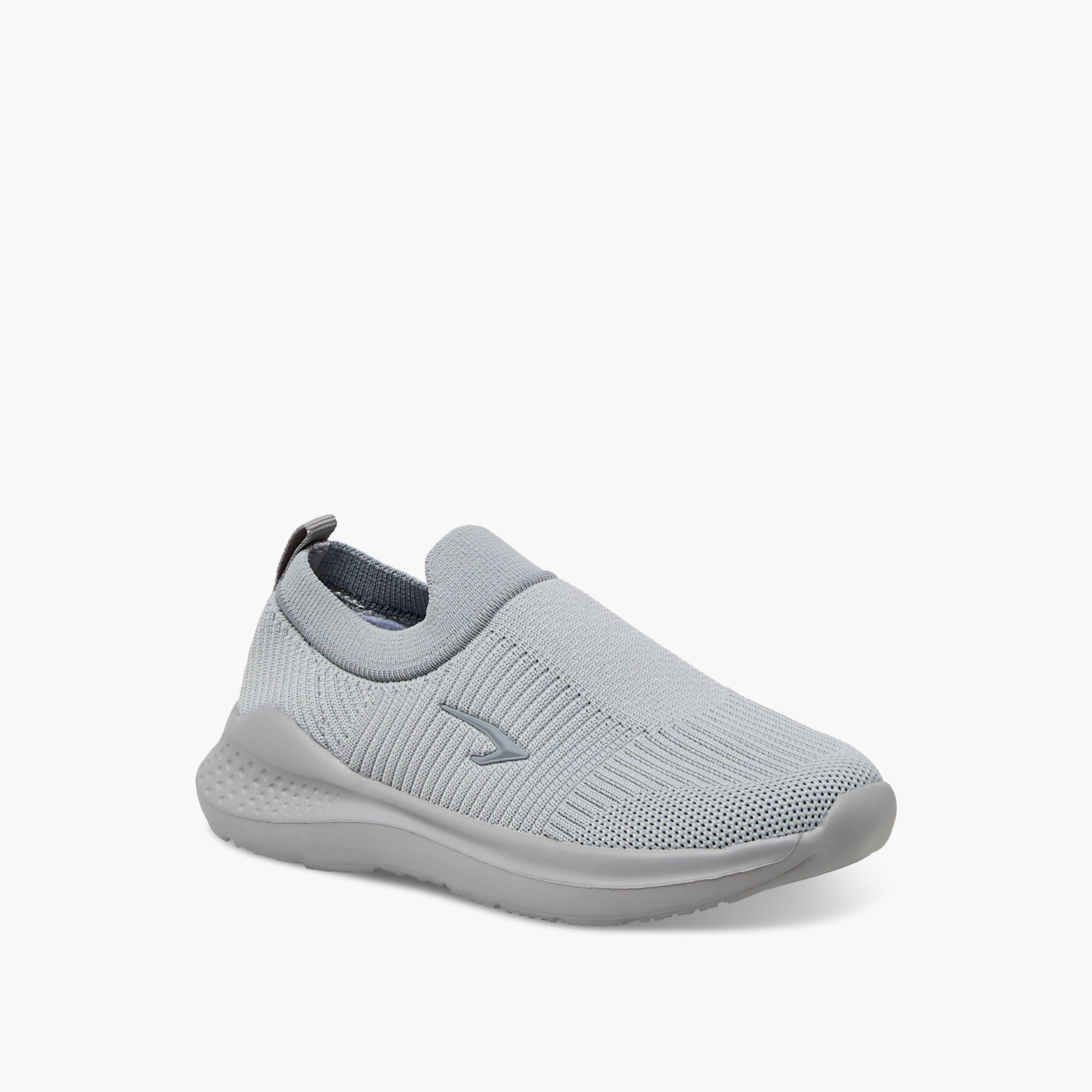 Dash Textured Slip-On Sports Shoes with Pull Tab-girls-shoes-sports-image-2
