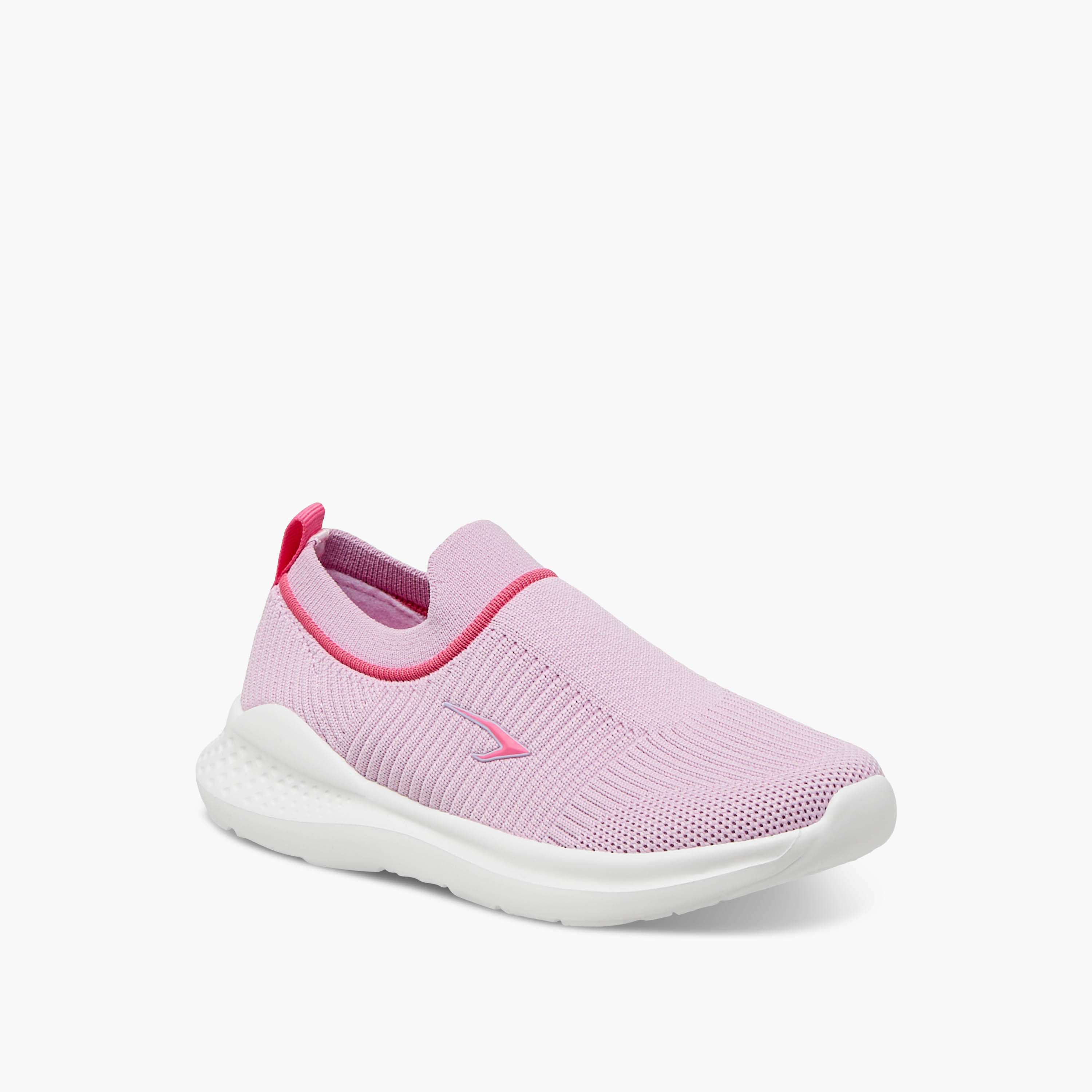 Dash Girls Textured Pull Tab Slip-On Walking Shoes-girls-shoes-sports-image-2