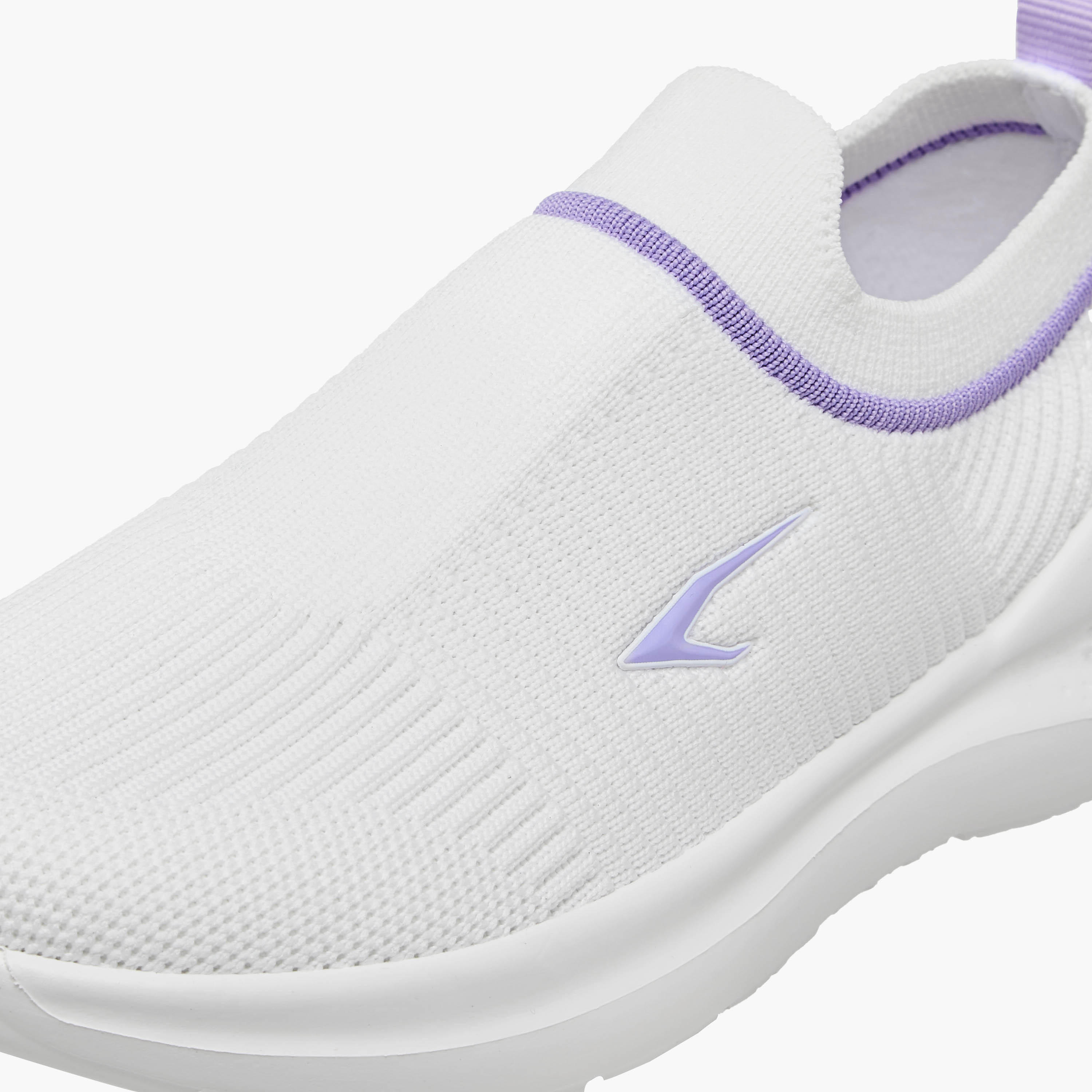 Dash Girls Textured Pull Tab Slip-On Walking Shoes-girls-shoes-sports-image-4