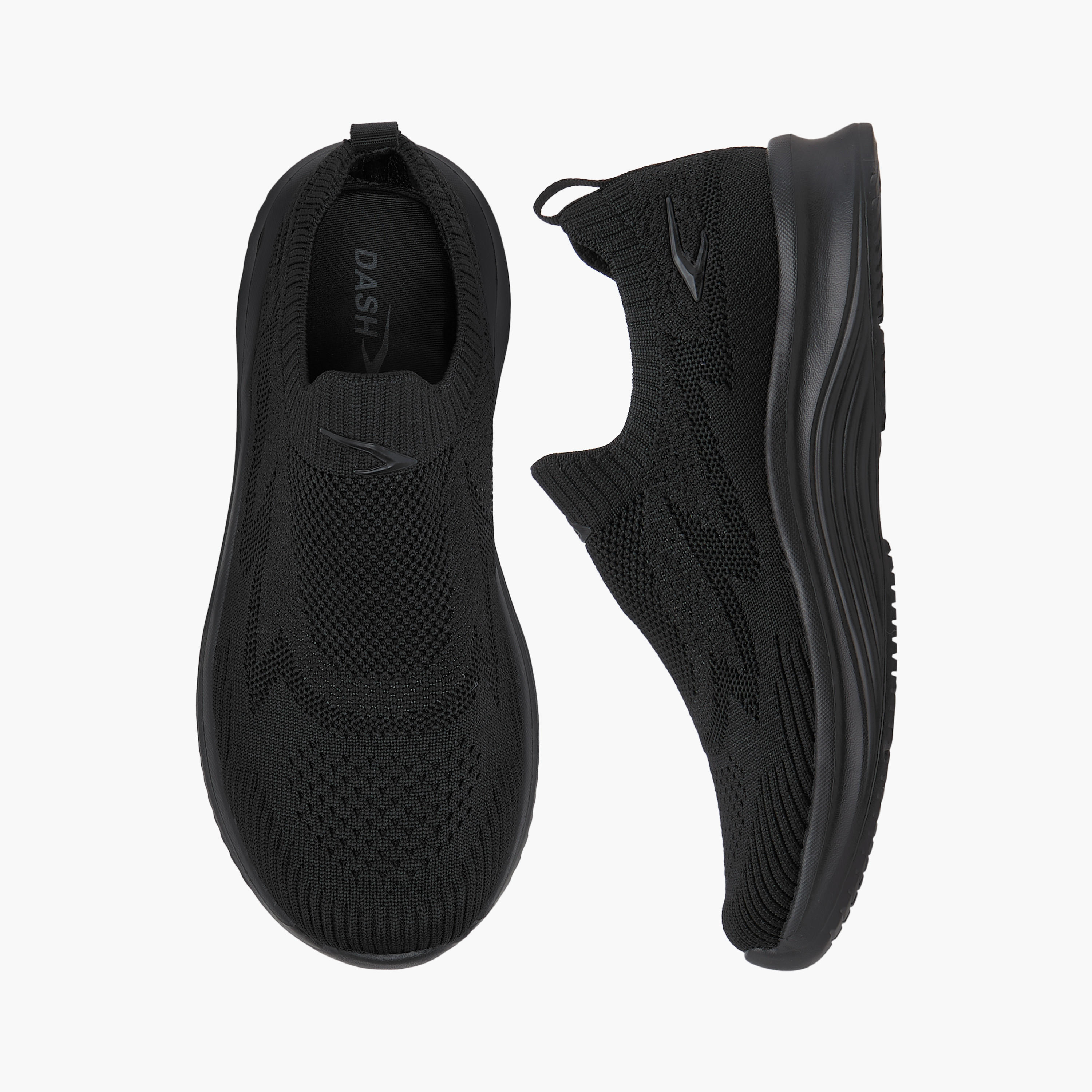 Dash Sock Hem Slip-On Sports Shoes with Pull Tab-girls-shoes-sports-image-1