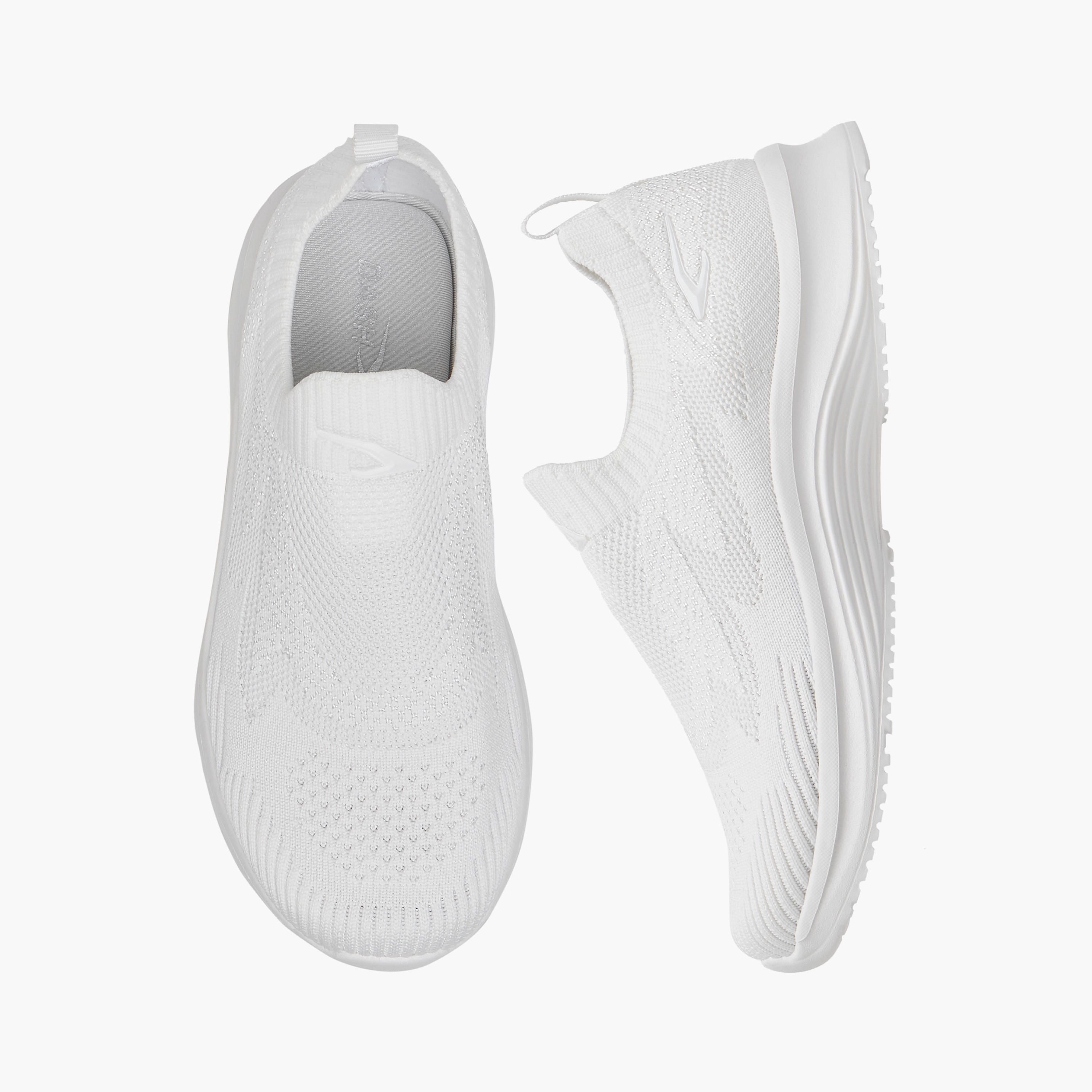 Dash Sock Hem Slip-On Sports Shoes with Pull Tab-girls-shoes-sports-image-1
