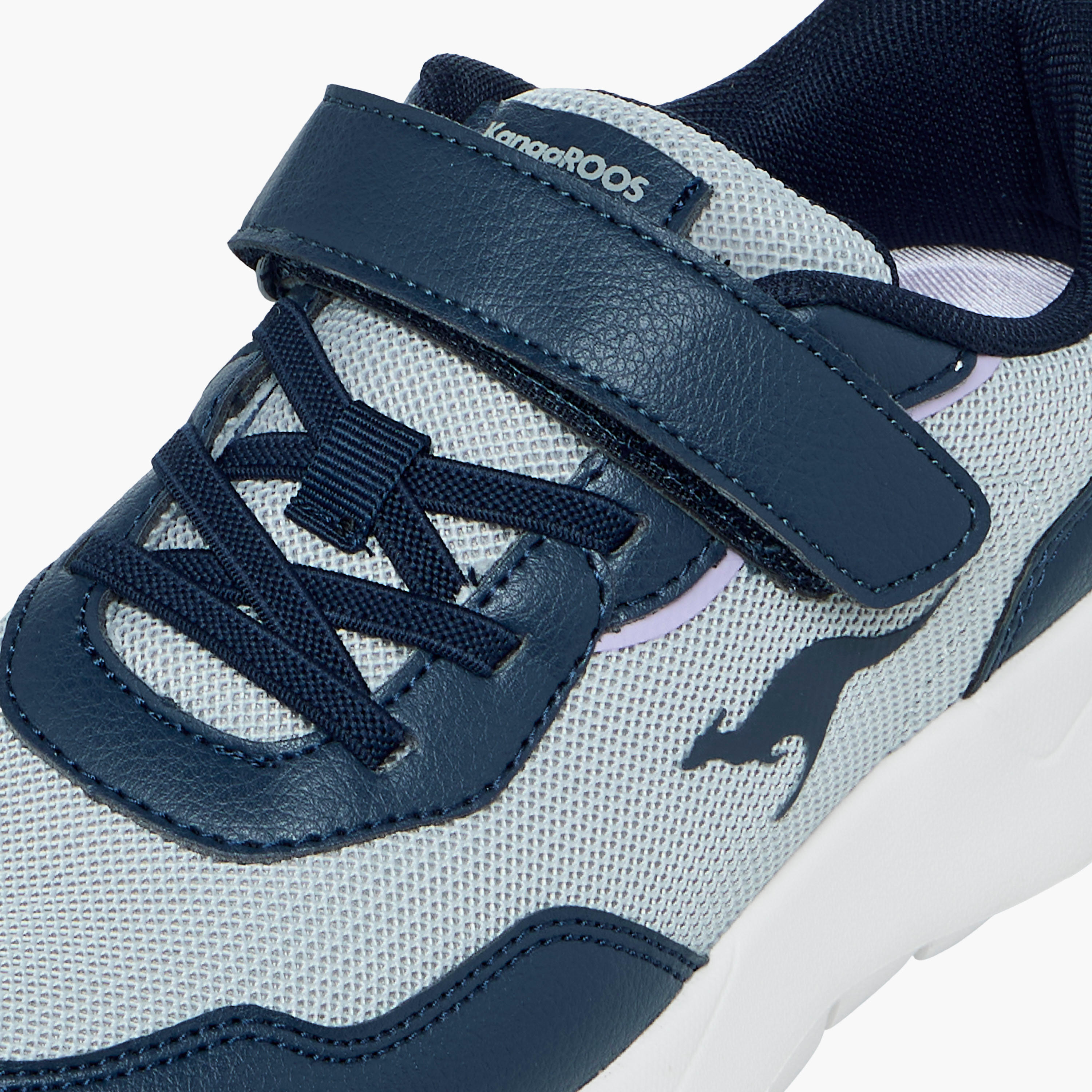 Kangaroos Girls Colourblock Hook & Loop Walking Shoes-girls-shoes-sports-image-5