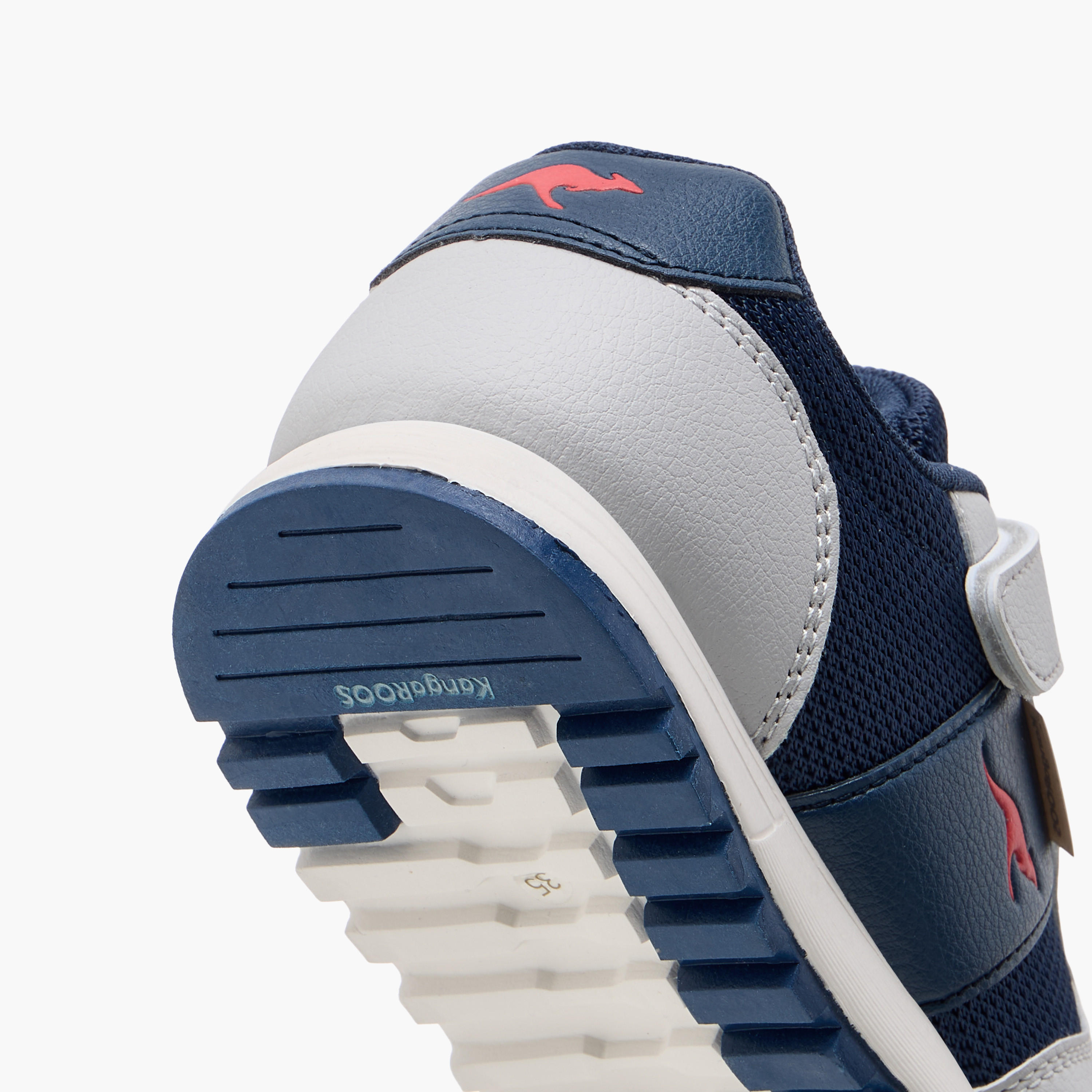 KangaROOS Kids' Logo Detail Sneakers with Hook and Loop Closure-boys-shoes-sneakers-image-5